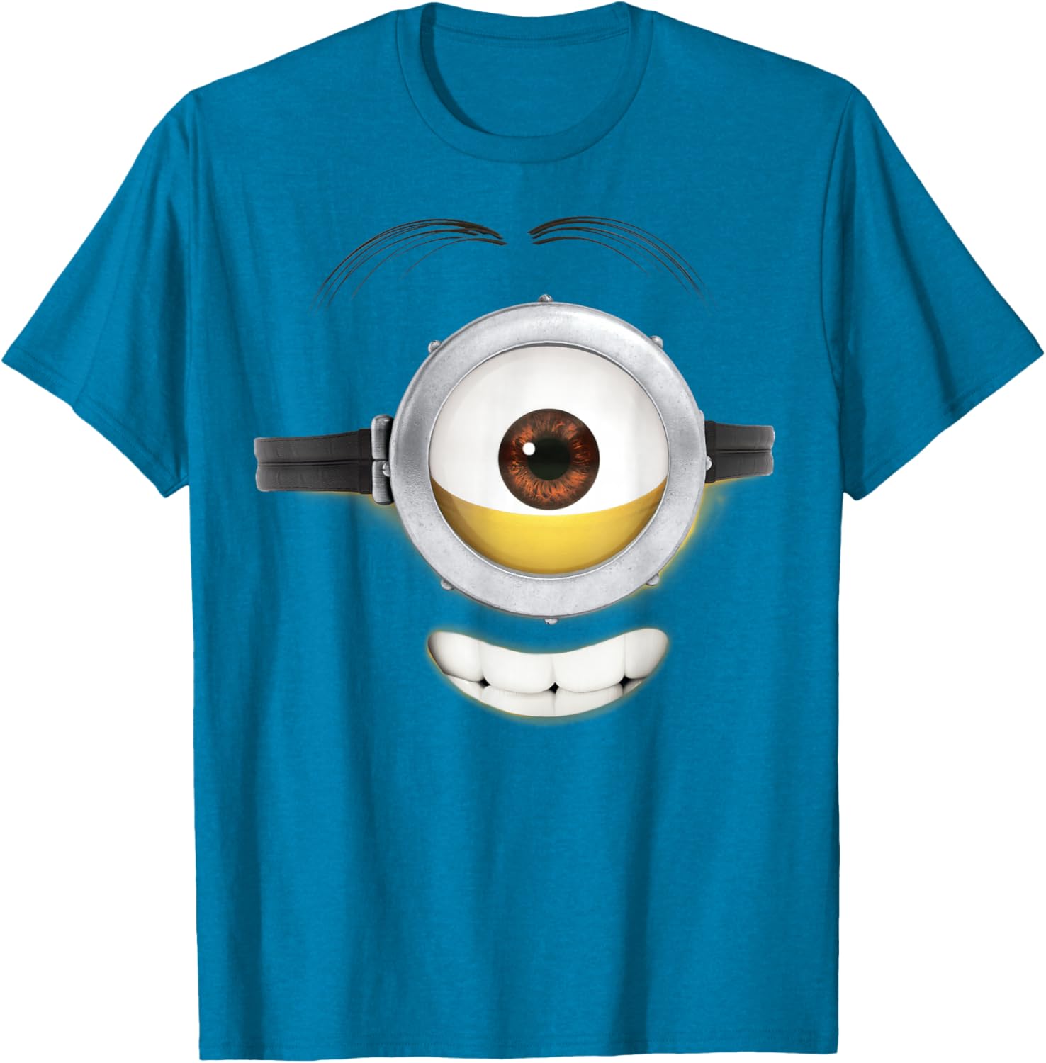 Despicable Me Minions Stuart Smile Graphic T-Shirt for Fun Everyday Wear - 5