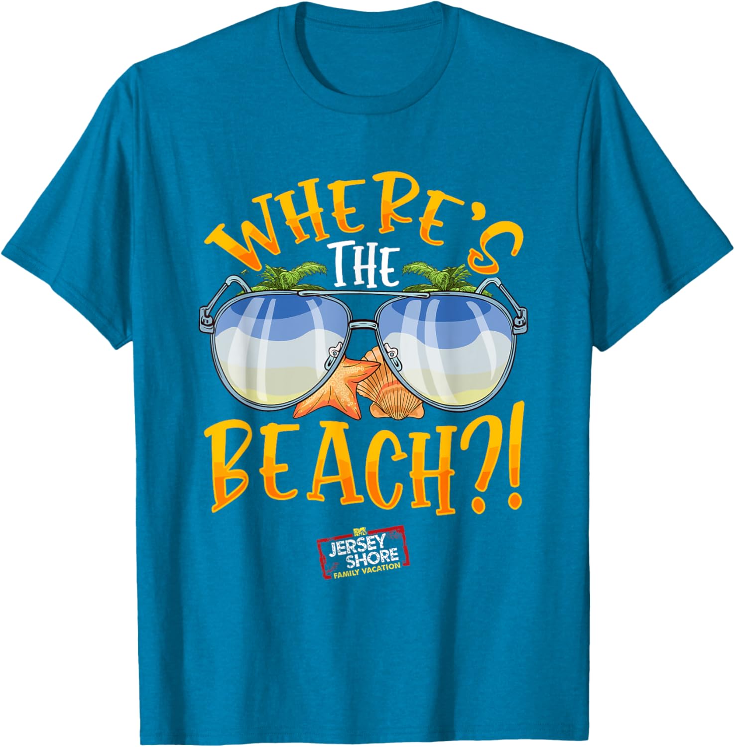 Mademark Jersey Shore Family Vacation Where's The Beach T-Shirt - 11