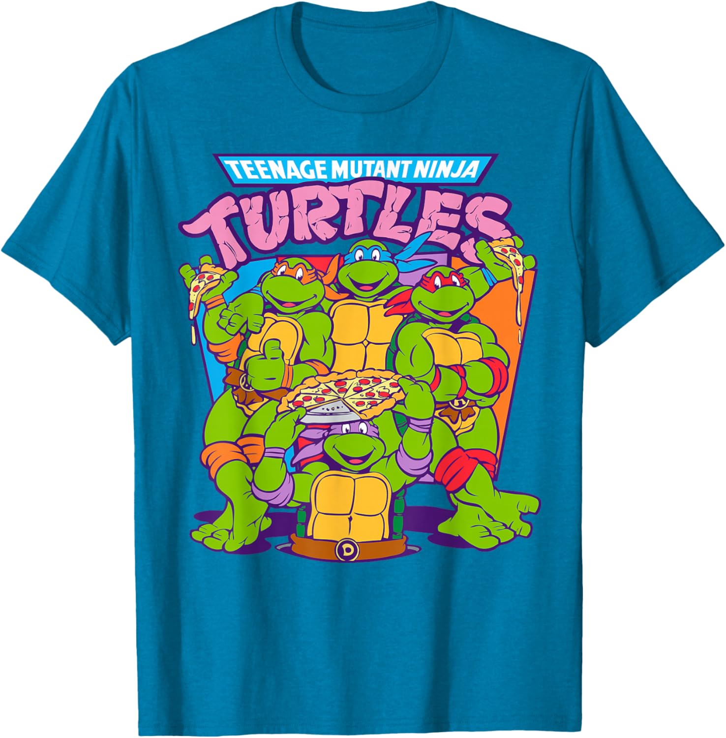 Teenage Mutant Ninja Turtles Pizza and Smiles T-Shirt for Kids - 4