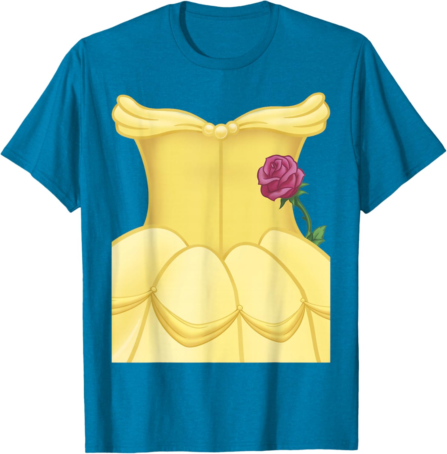 Disney Beauty and the Beast Belle Halloween Dress Costume T-Shirt for Kids - 4