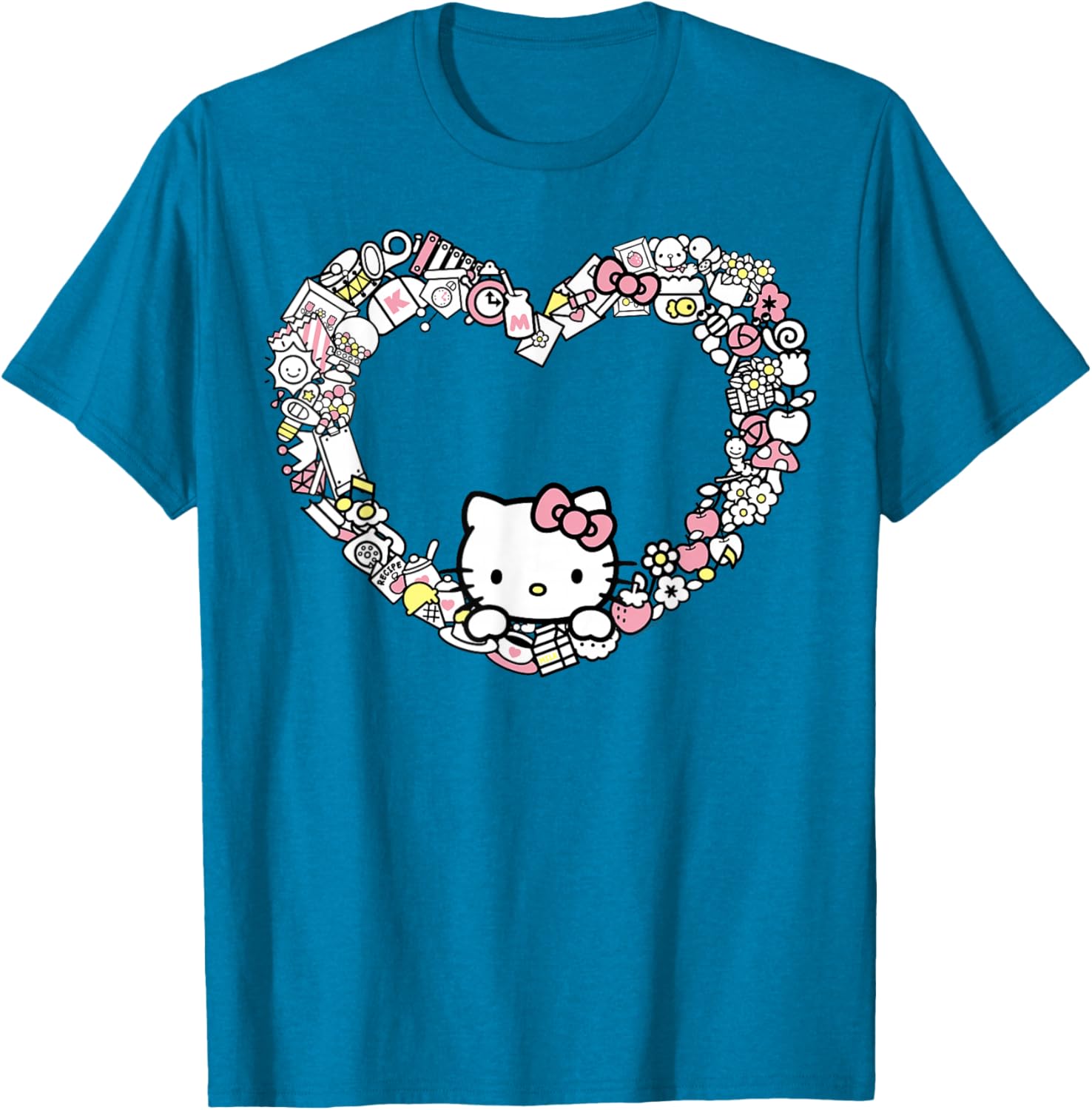 Adorable Hello Kitty Heart Favorite Things T-Shirt for Fans and Collectors - 12
