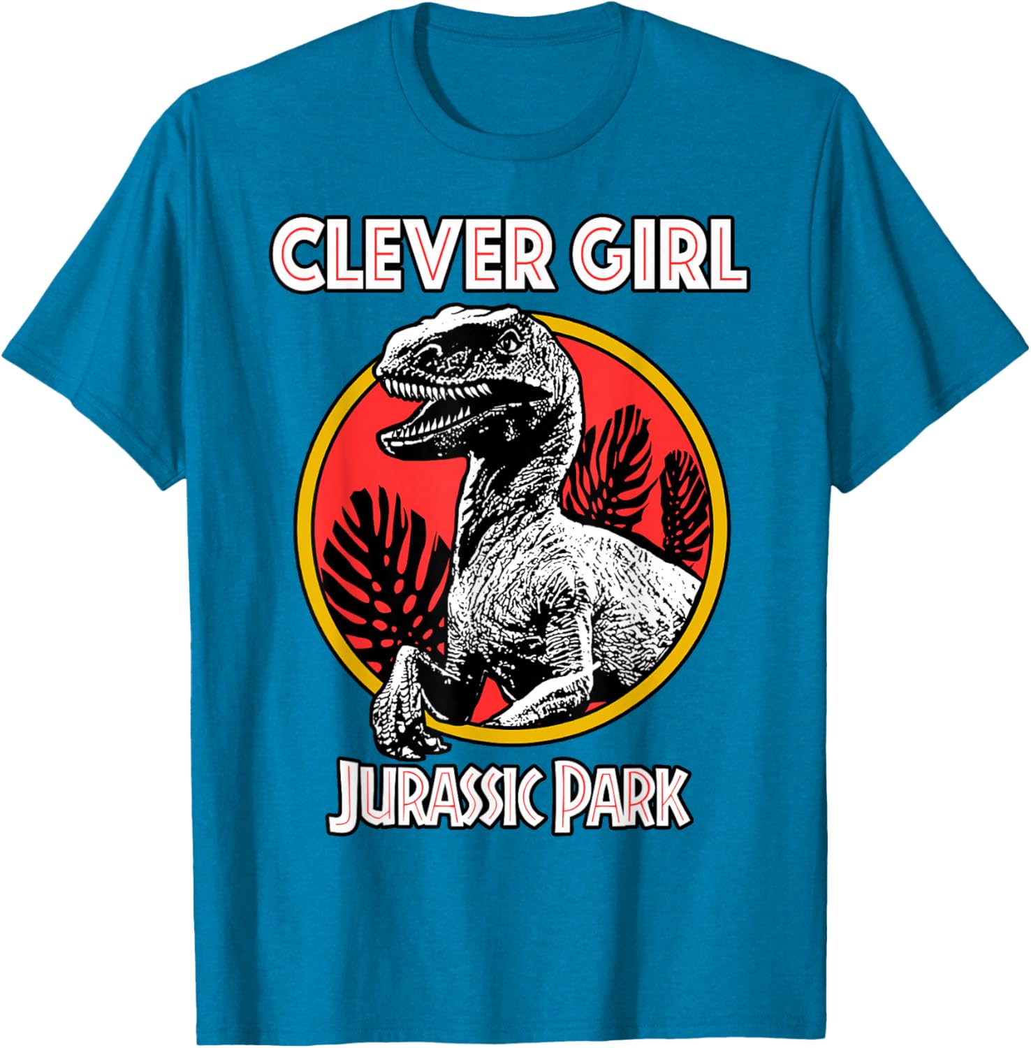 Jurassic Park Retro Raptor Clever Girl T-Shirt for Dino Lovers - 5