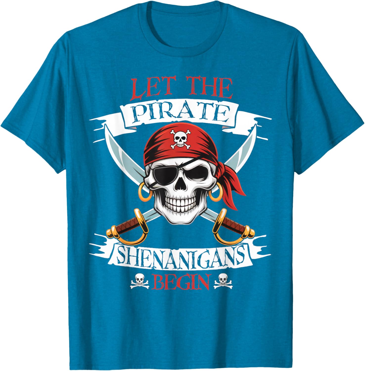 Pirate Shenanigans Skull T-Shirt for Boys - Perfect Halloween Costume! - 21