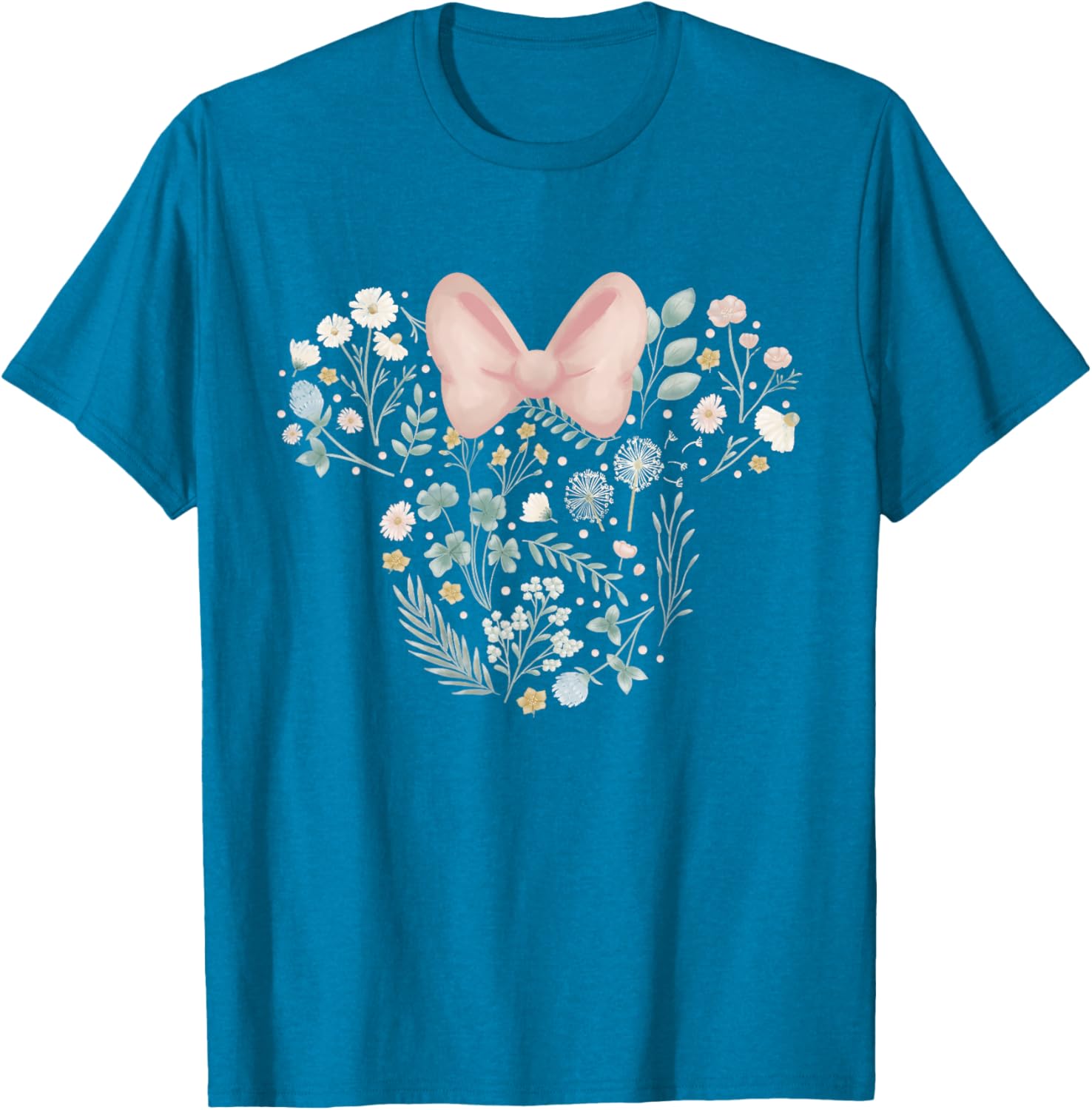 Disney Minnie Mouse Spring Flowers T-Shirt for Stylish Kids and Adults - 20