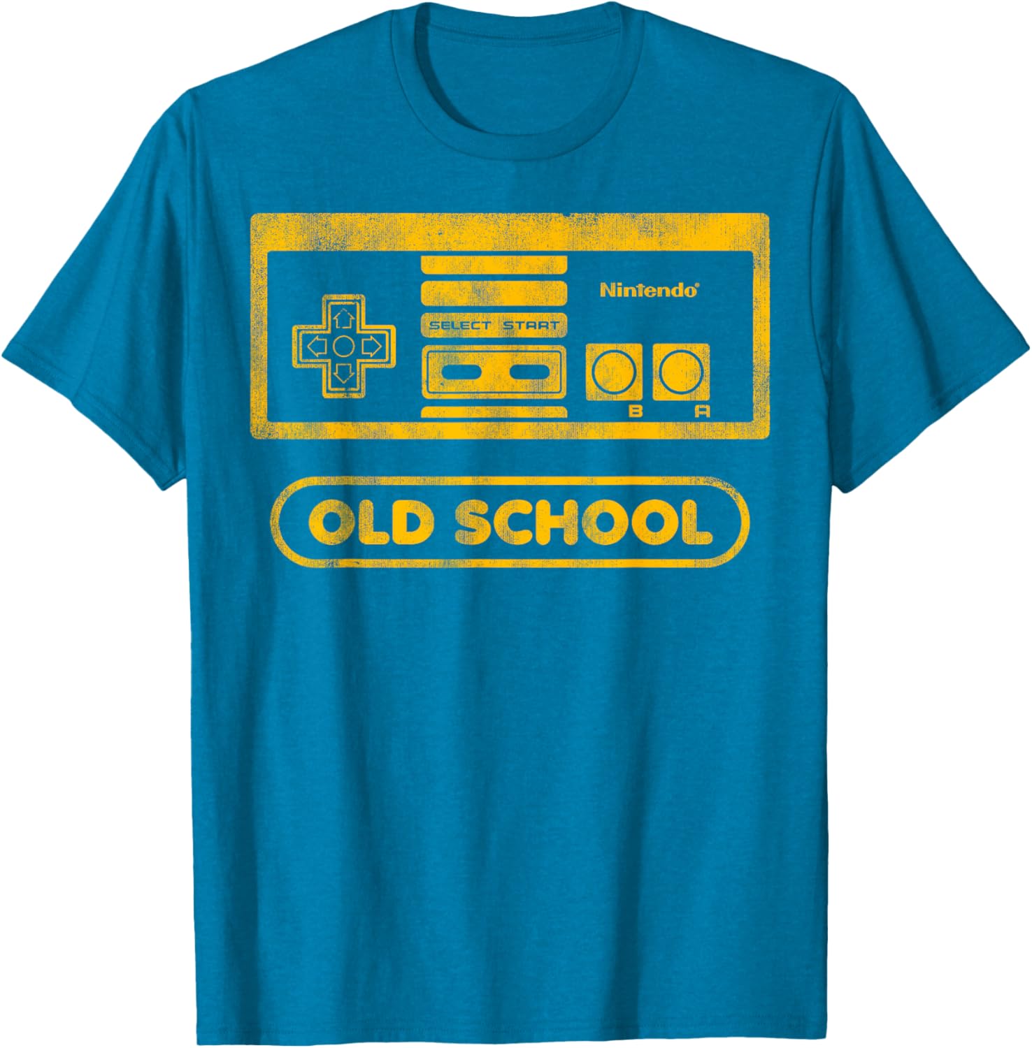 Retro Nintendo NES Controller Graphic T-Shirt for Gamers - Vintage Style - 5