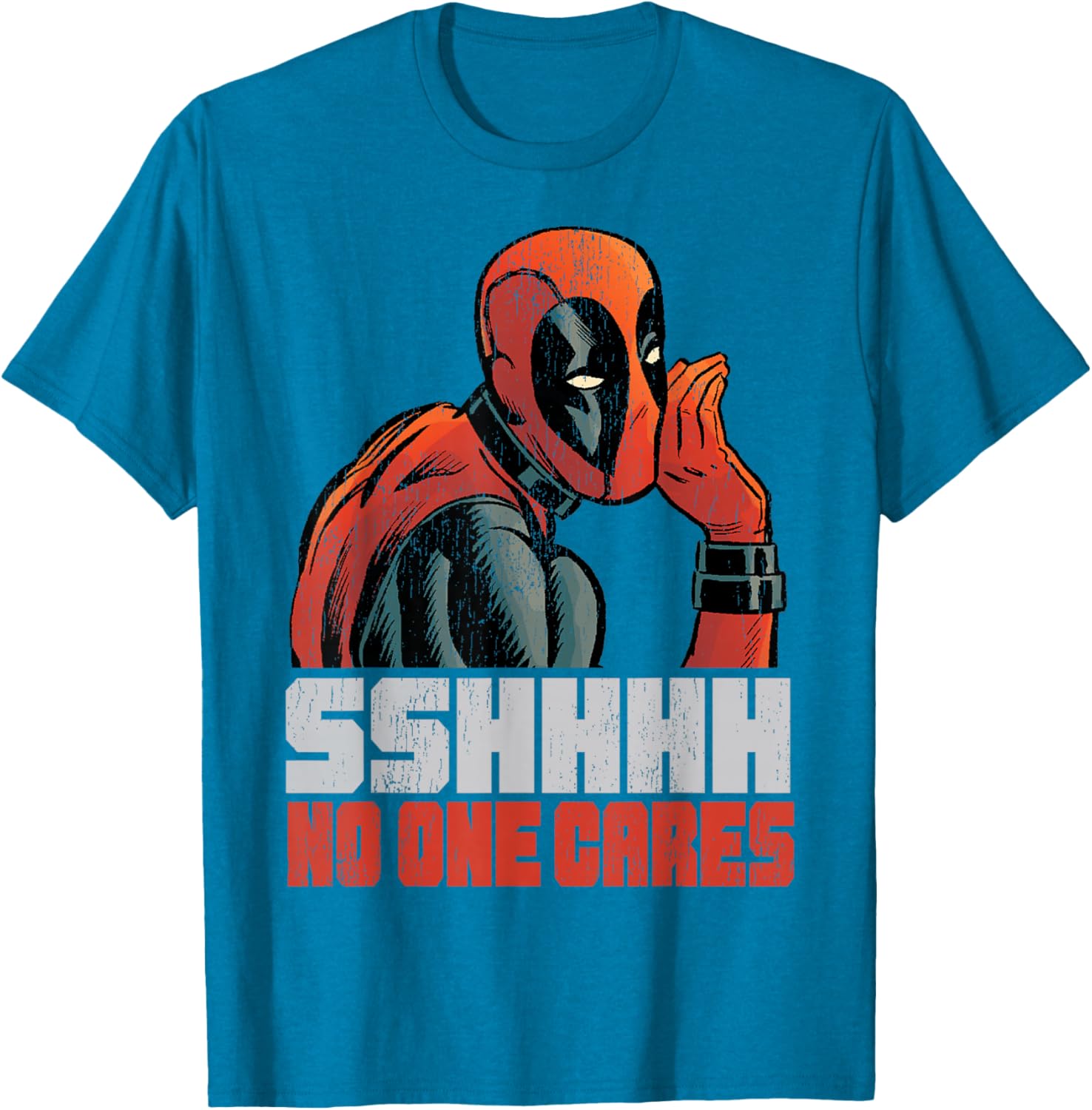 Marvel Deadpool No One Cares Whisper T-Shirt for Fans and Collectors - 10