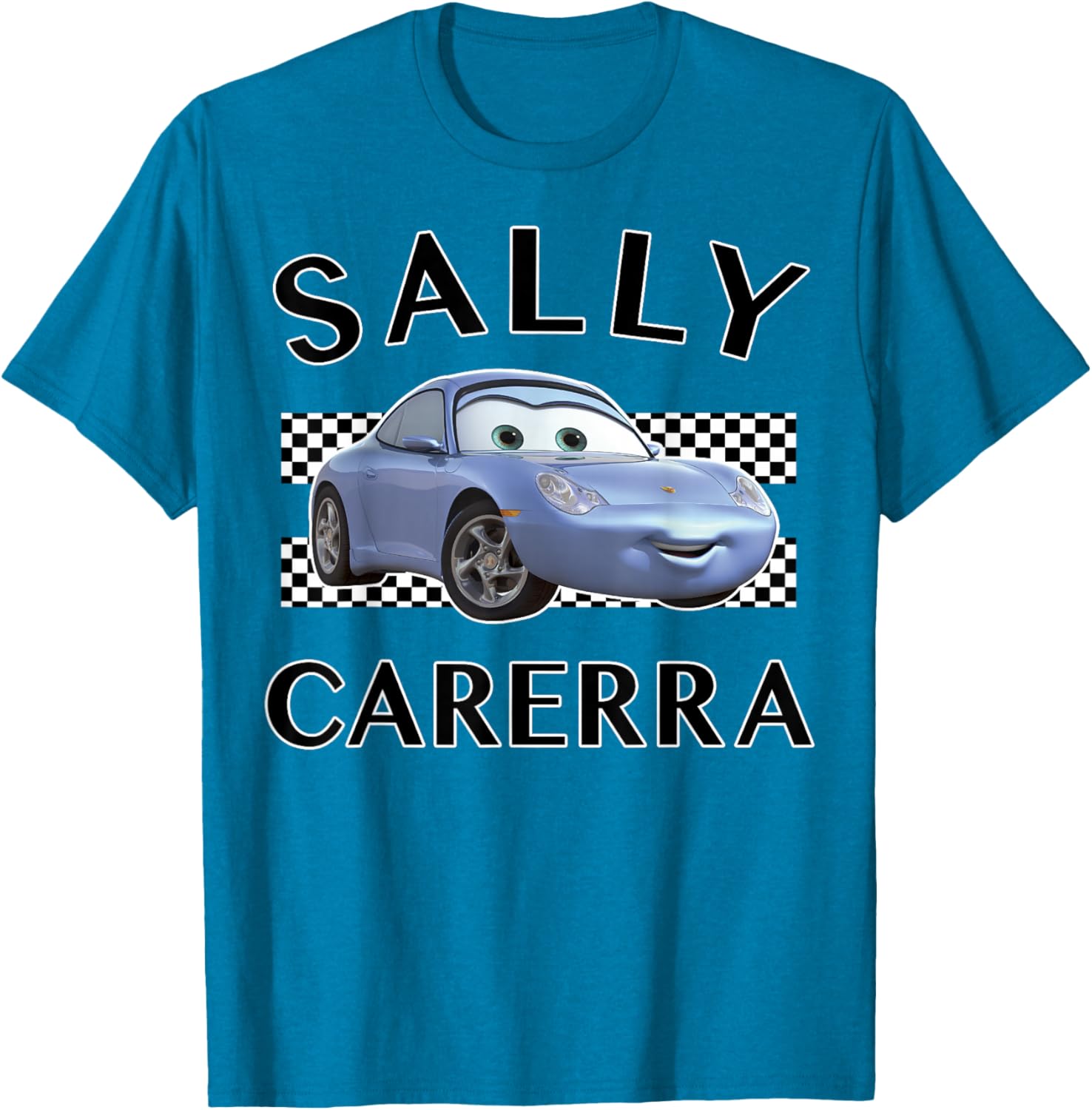 Disney Pixar Cars Sally Carrera Finish Graphic T-Shirt for Fans - 5