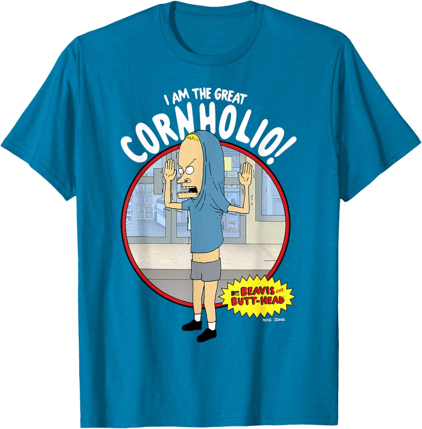 Beavis and Butt-Head The Great Cornholio Graphic T-Shirt for Fans - 9
