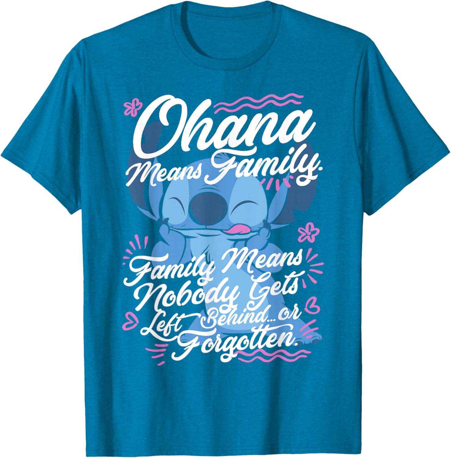 Lilo & Stitch Stitch Ohana Means Family T-Shirt for Disney Fans - 7
