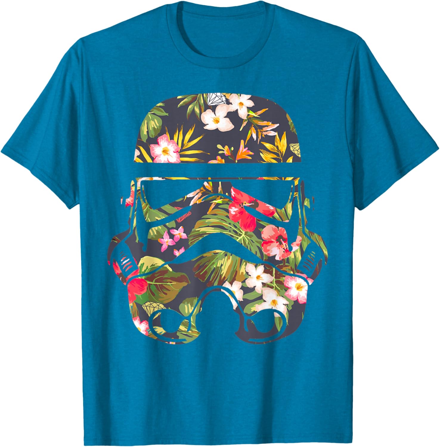 Star Wars Tropical Stormtrooper Floral Print T-Shirt for Fans - 13