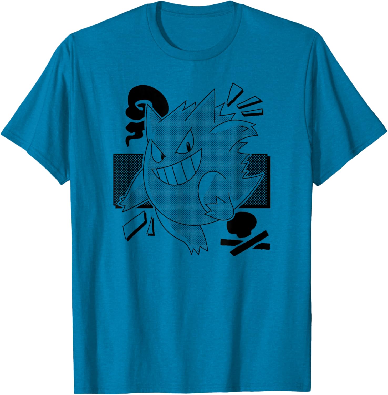 Cool Gengar Manga T-Shirt for Pokémon Fans - Stylish Apparel and Gifts - 5