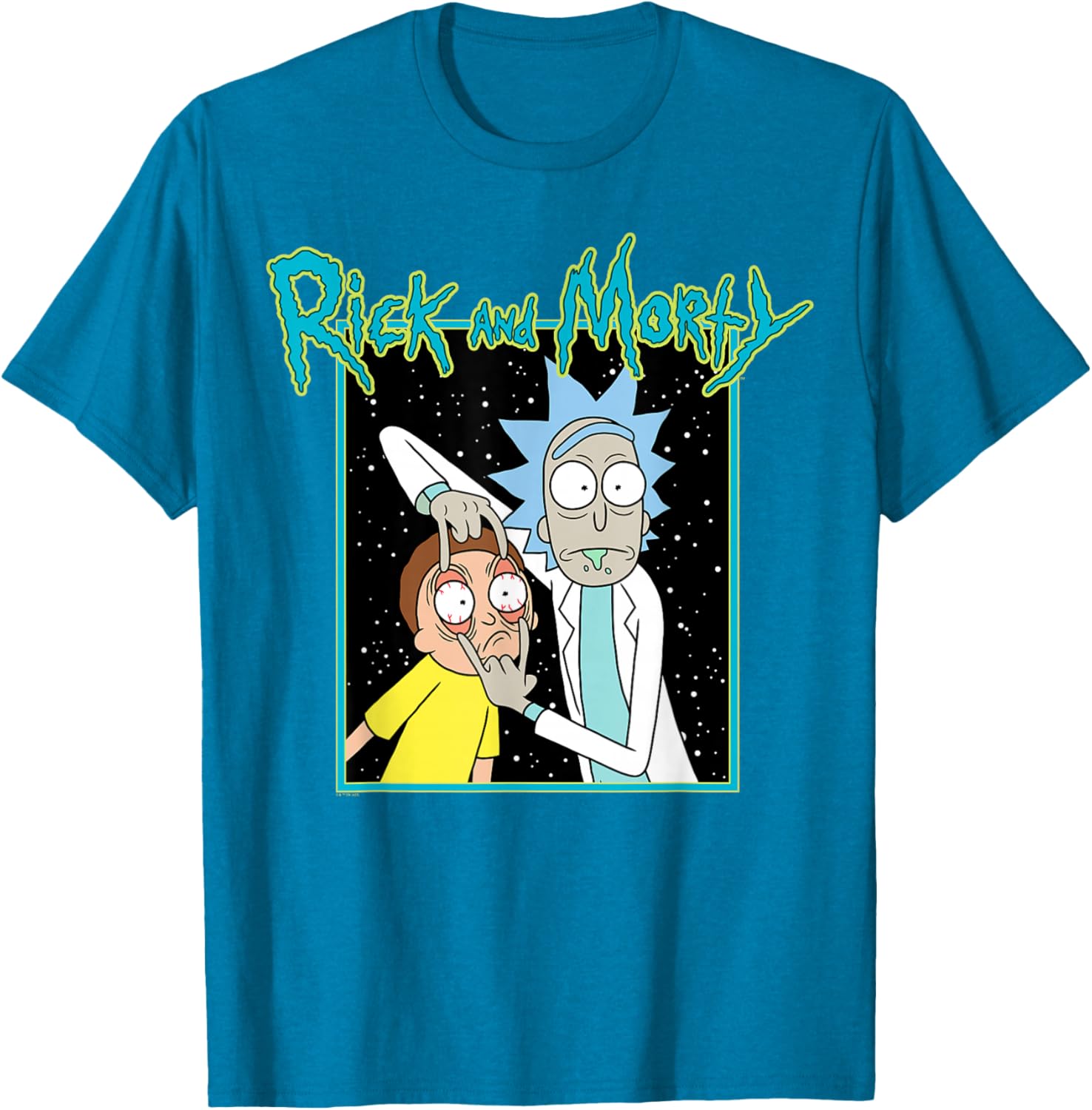 Rick and Morty Space Look Morty T-Shirt for Trendy Cartoon Style - 1
