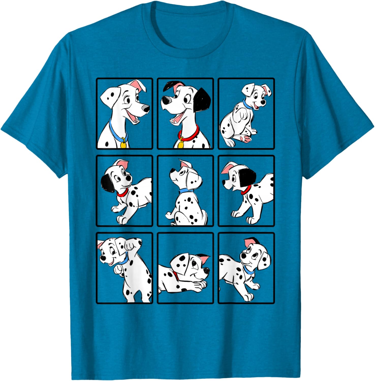 Disney 101 Dalmatians Puppy Group T-Shirt for Fun Pet Lovers - 7