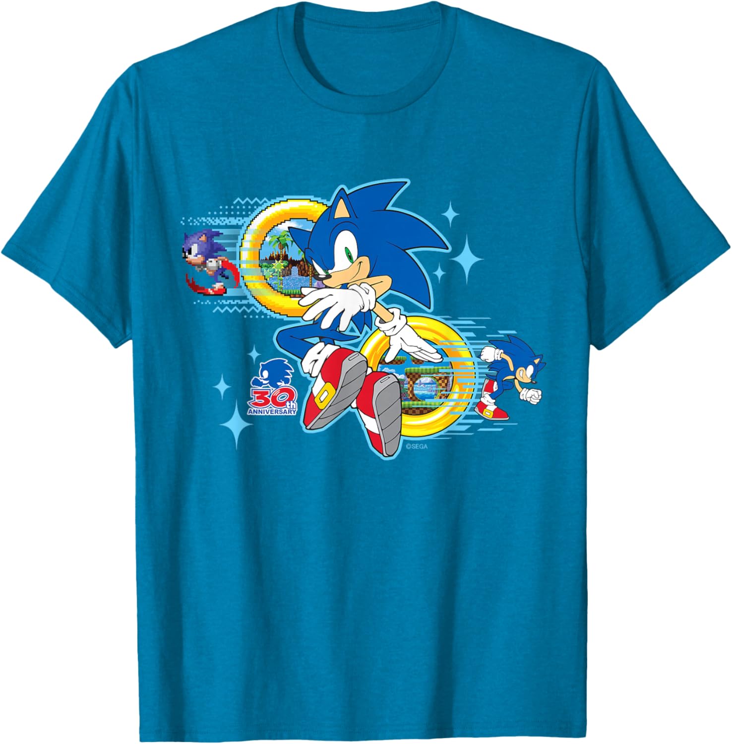 Sonic the Hedgehog 30th Anniversary Short Sleeve Tee for Fans - 3