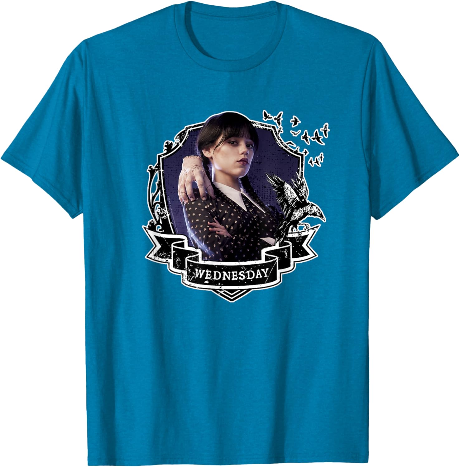 Wednesday Nevermore Graphic T-Shirt for Fans of Iconic Wednesday Style - 14