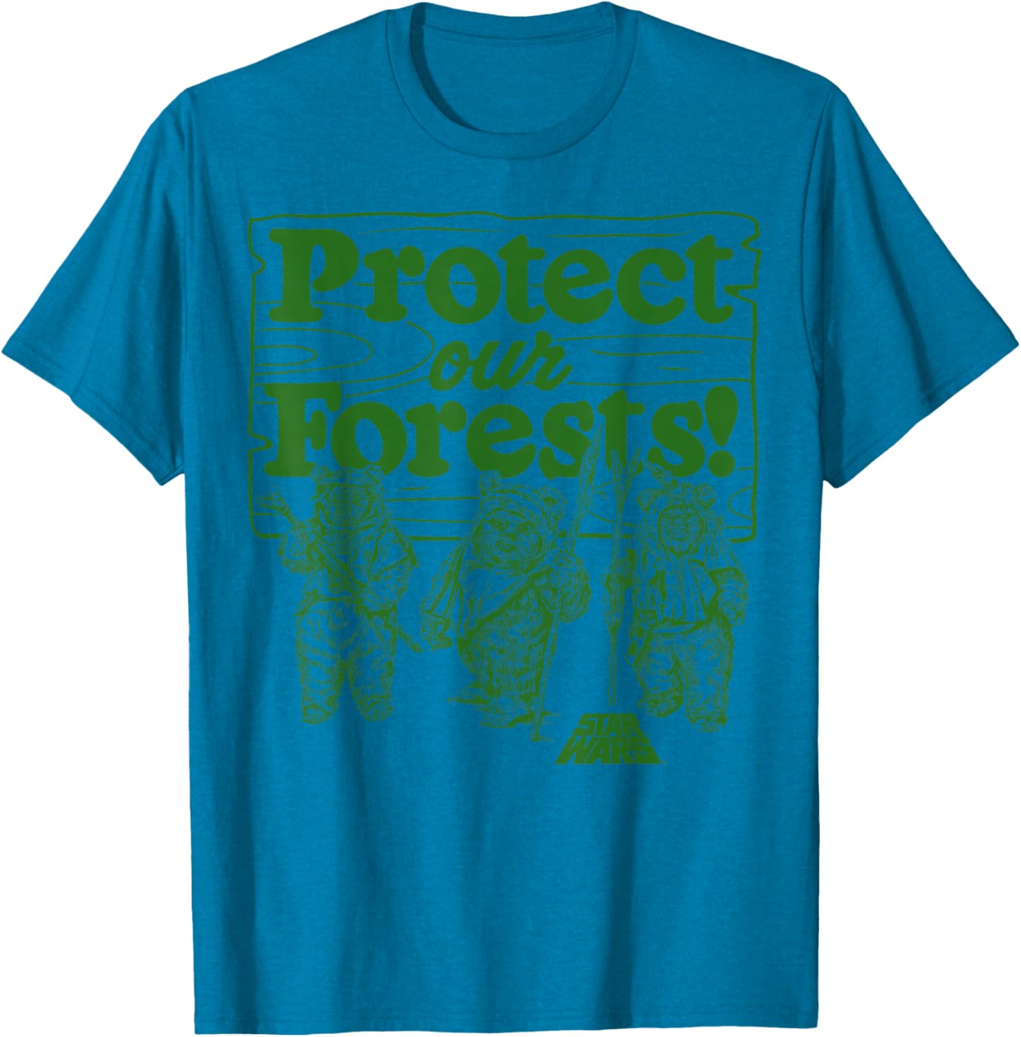 Star Wars Ewoks Protect Our Forests T-Shirt for Disney Fans - 12