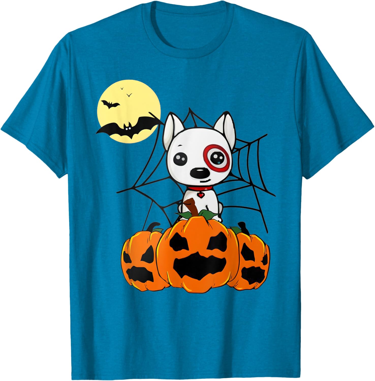 Halloween Bullseye Target Team Member Sticker T-Shirt for Fun Festivities - 9