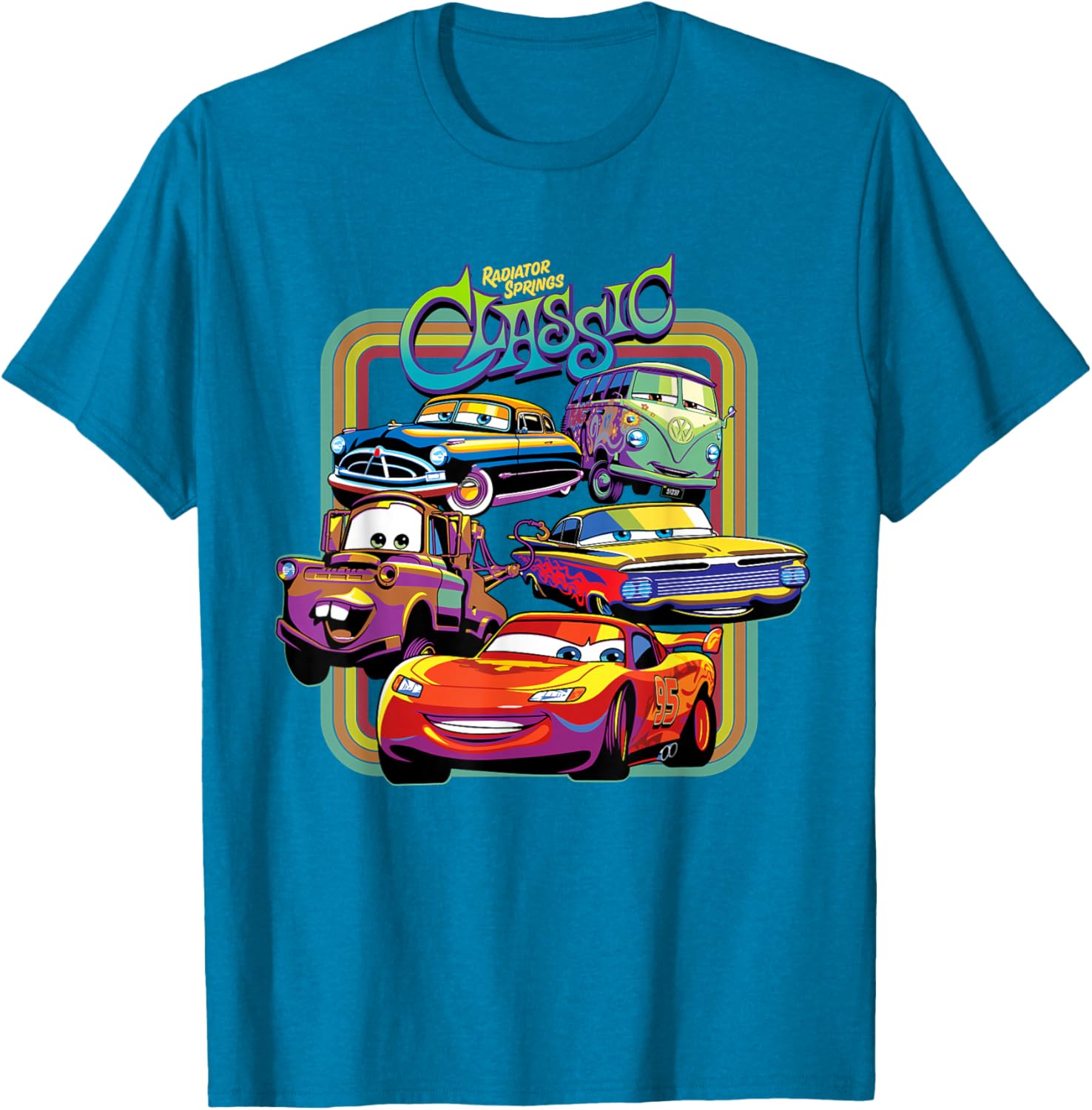 Disney PIXAR Cars Radiator Springs Classic T-Shirt for Kids and Adults - 6