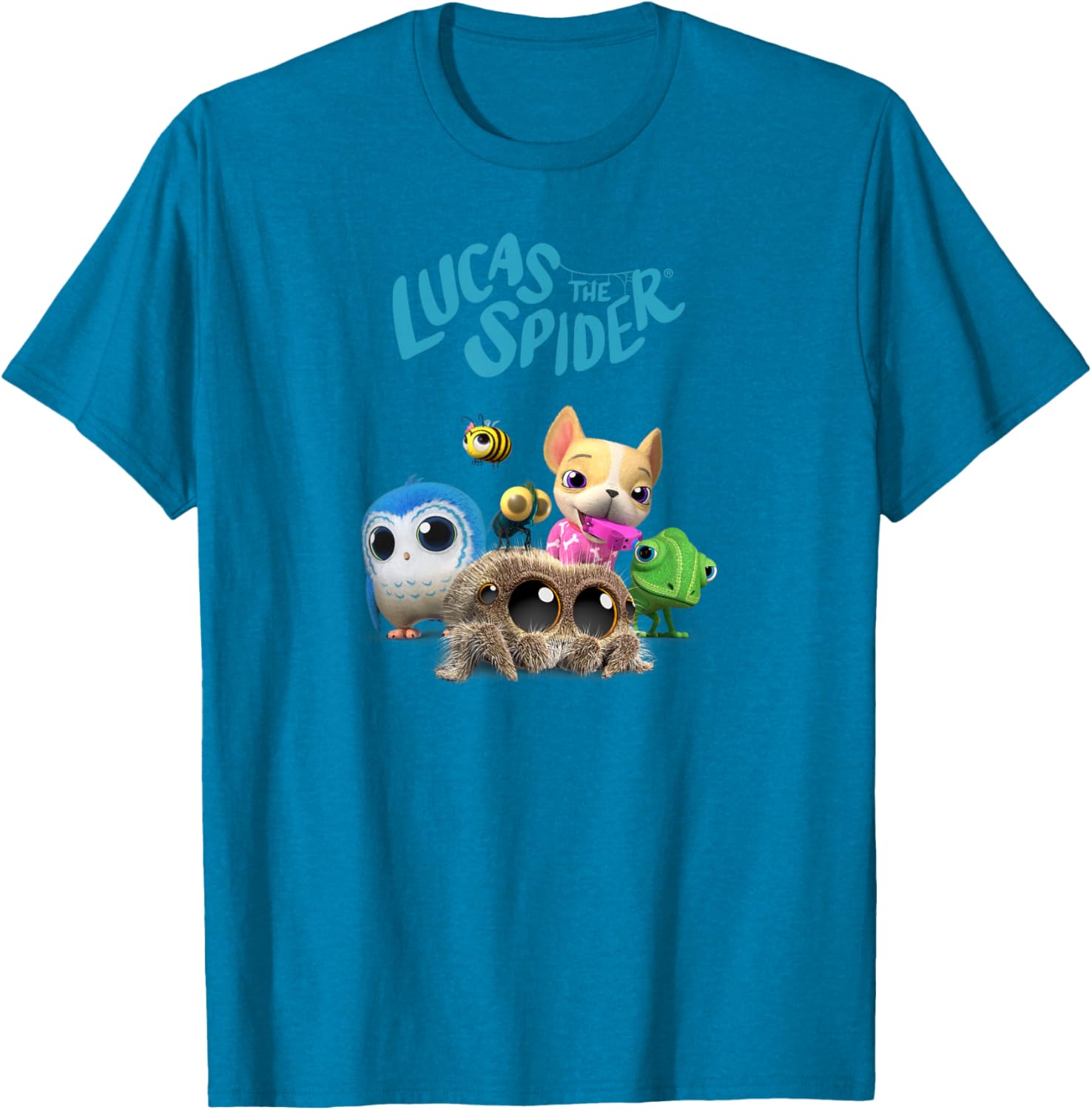 Lucas the Spider and Friends Cute T-Shirt for Kids and Adults - 6