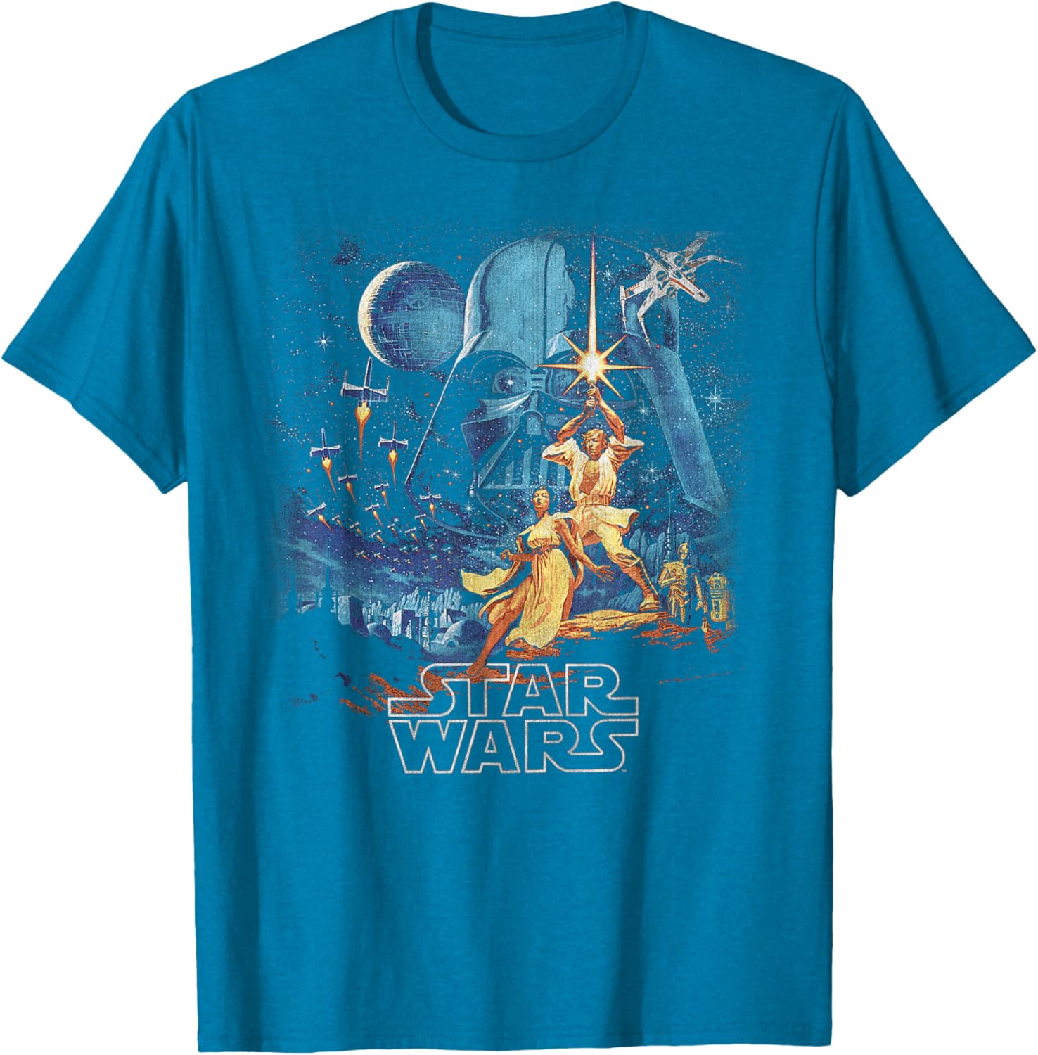 Star Wars A New Hope Retro Vintage Tee for Fans of Disney Plus - 4