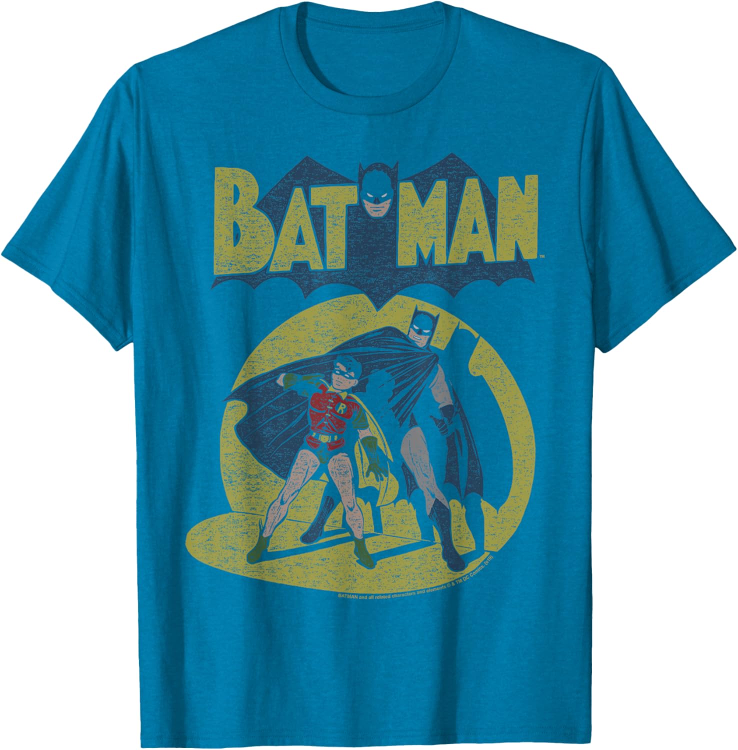 DC Comics Batman Vintage Spotlight T-Shirt for Fans of Classic Style - 4