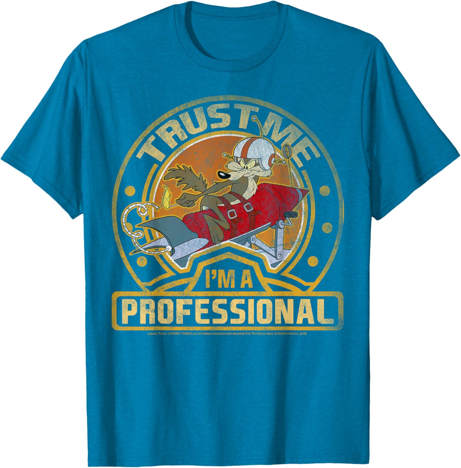 Looney Tunes Wile E. Coyote Trust Me I'm A Professional T-Shirt - 8