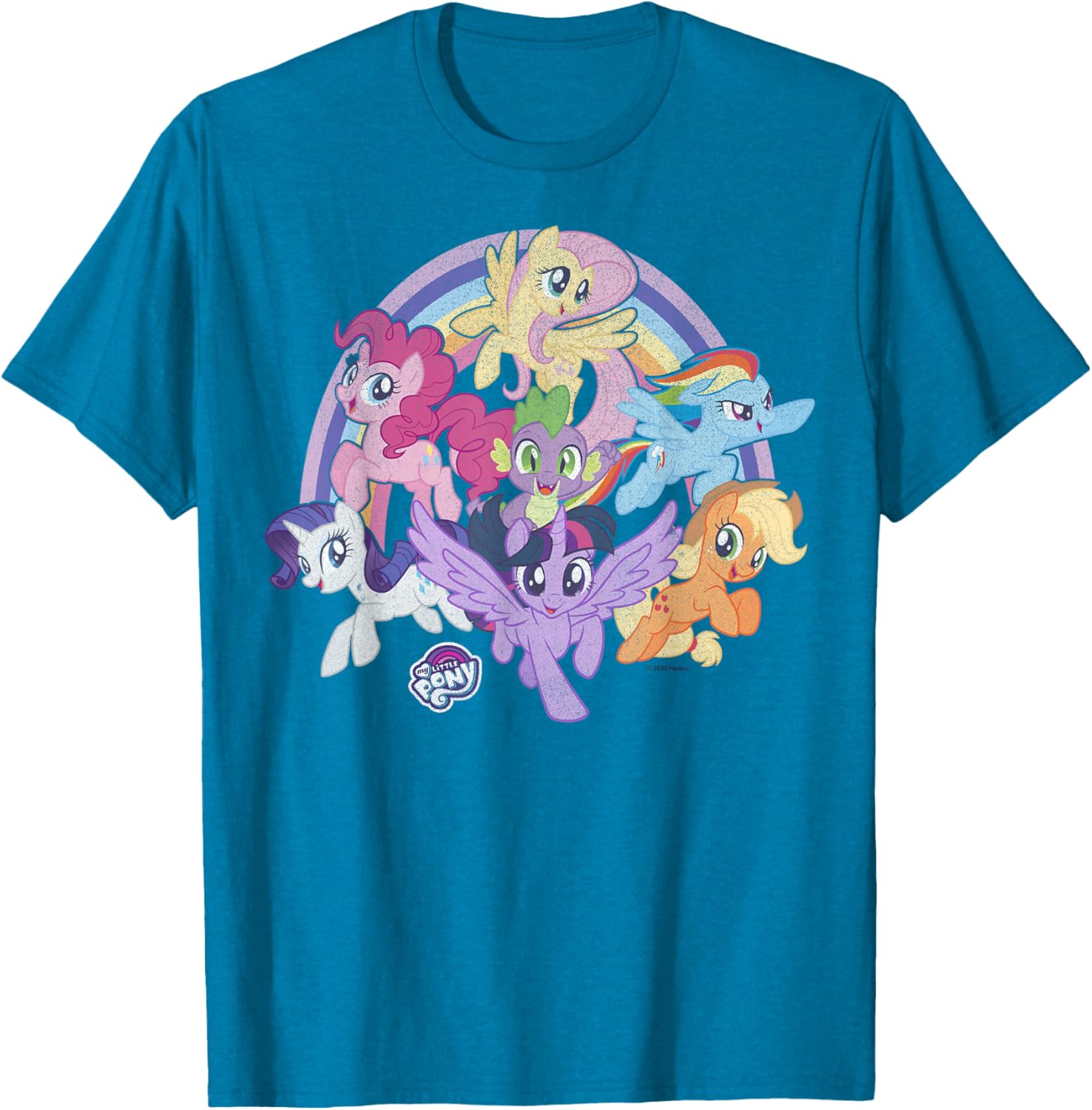 My Little Pony Rainbow Pony Group Shot T-Shirt for Fans and Collectors - 5