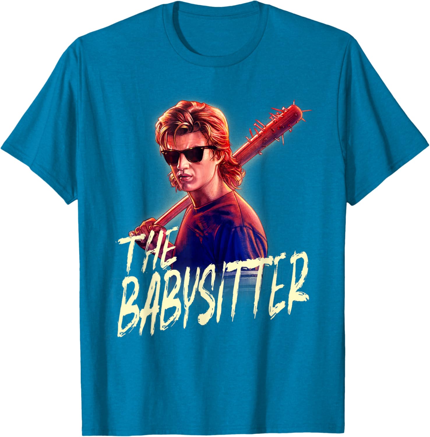 Stranger Things Steve The Babysitter Portrait T-Shirt for Fans - 6