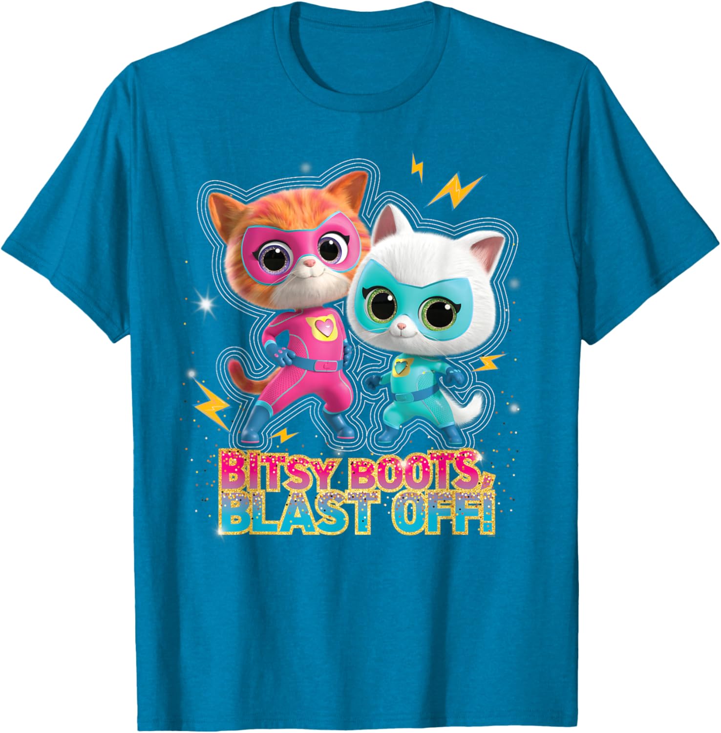 Disney Junior SuperKitties Ginny and Bitsy Blast Off T-Shirt for Kids - 11