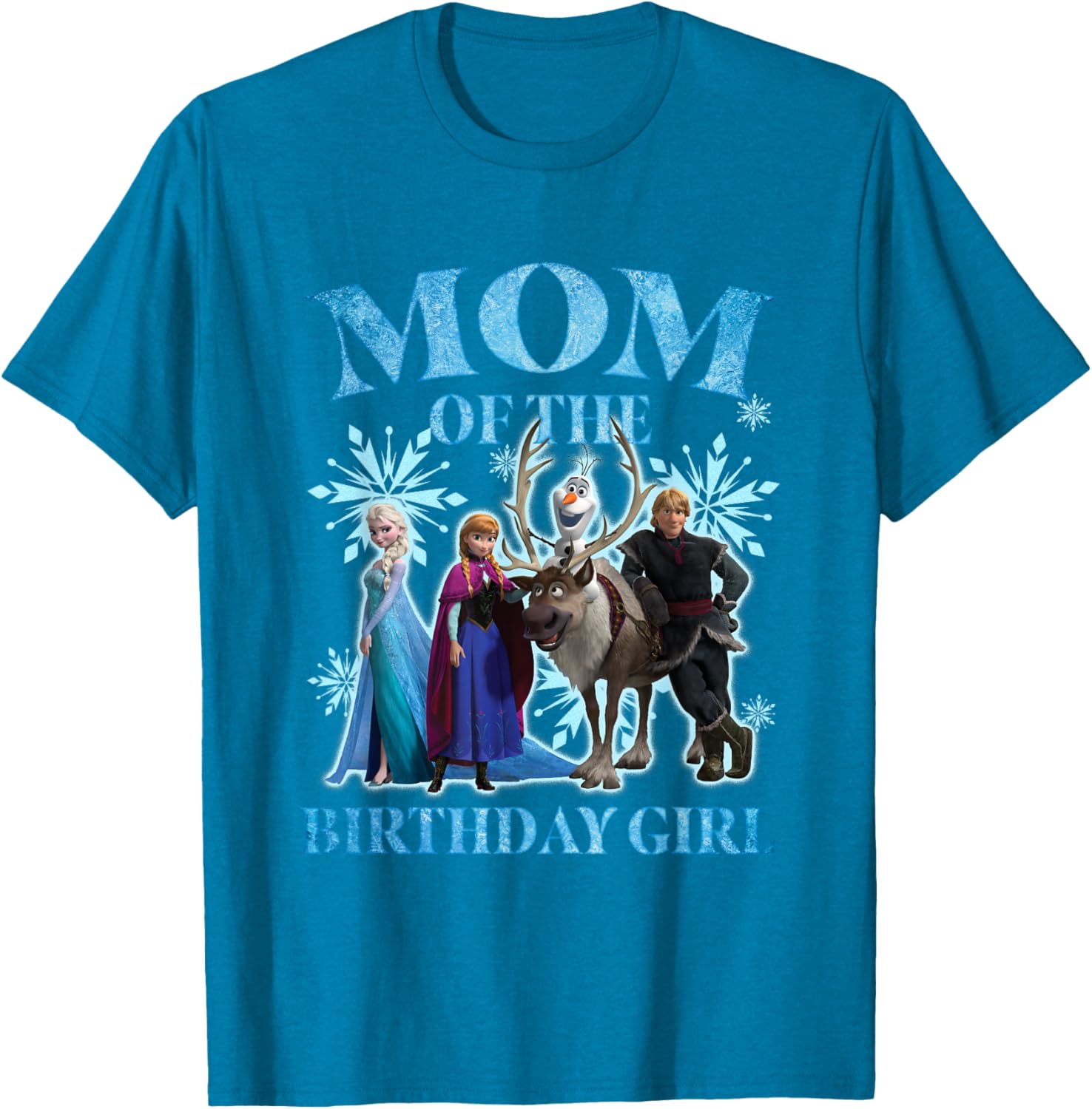 Disney Frozen Mom of the Birthday Girl T-Shirt for Fun Celebrations - 13