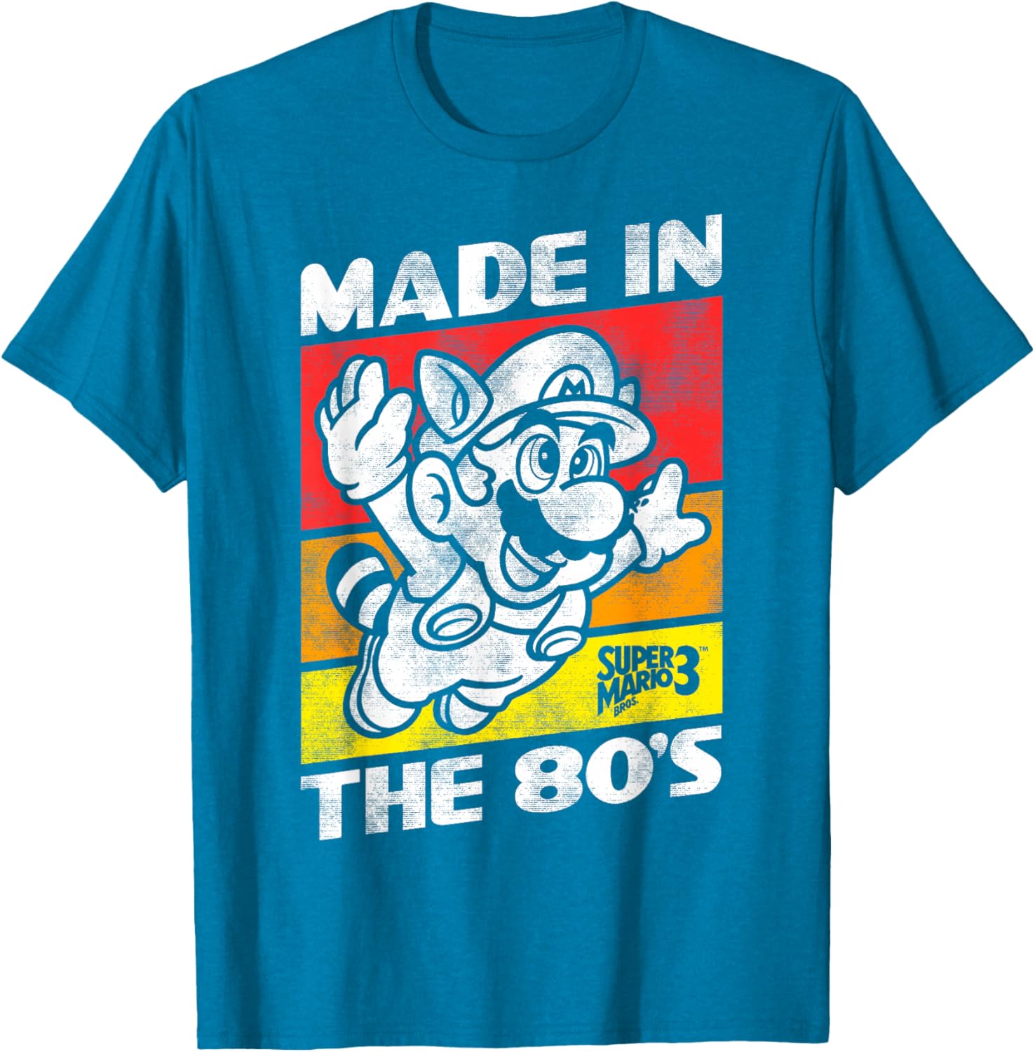 Retro Nintendo Super Mario 3 T-Shirt for 80's Gaming Fans - 1