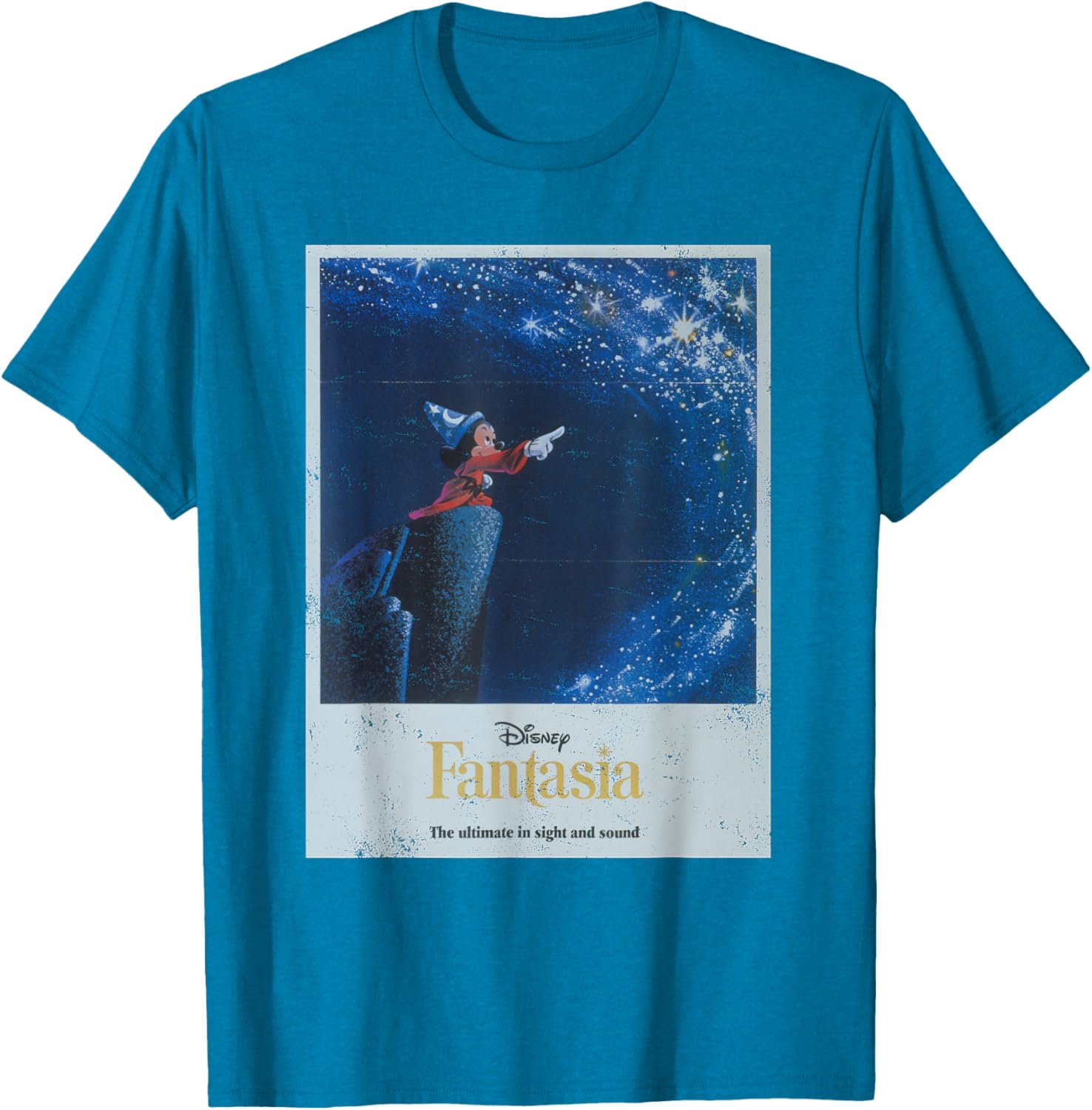 Disney Mickey Mouse Fantasia Retro Poster T-Shirt for Fans and Collectors - 15