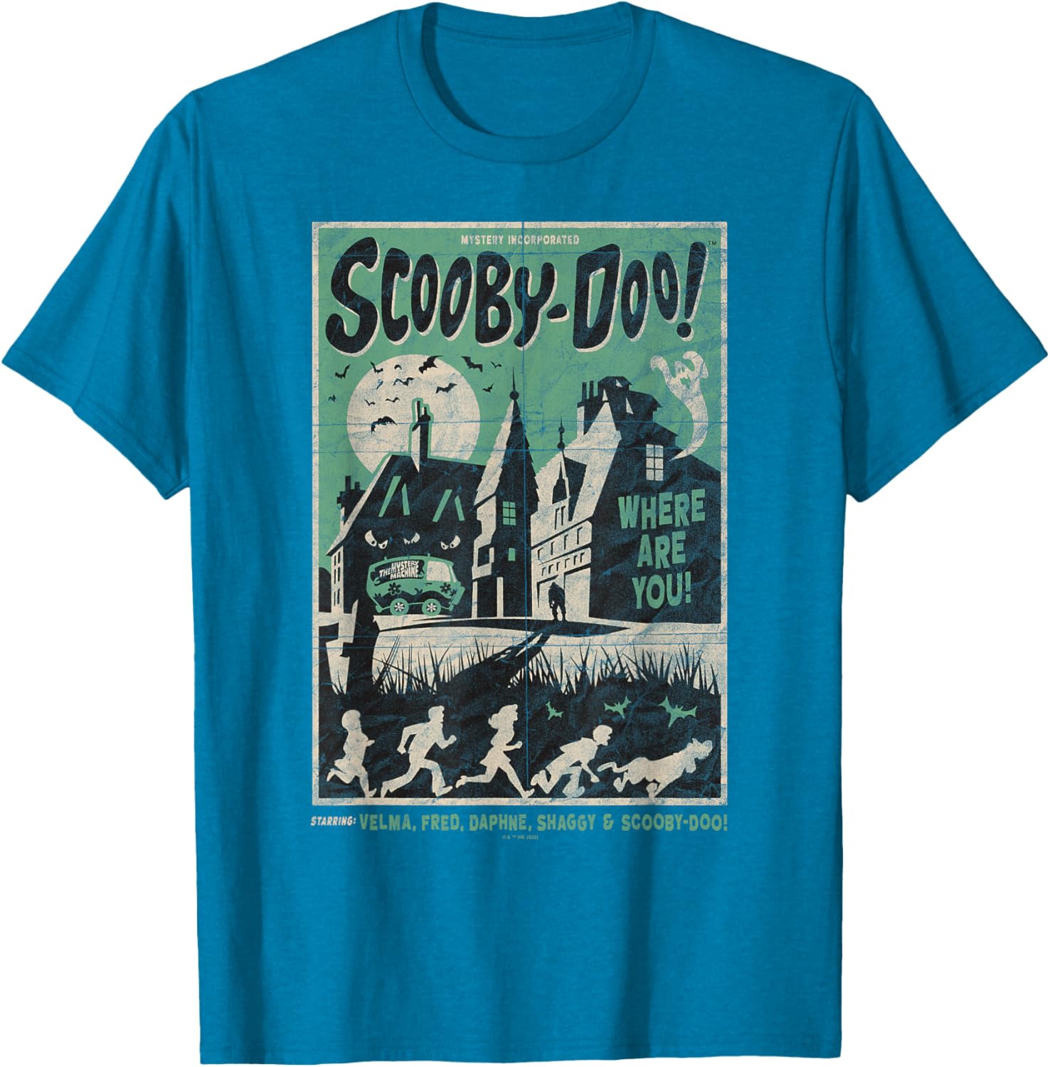 Scooby-Doo Mystery Incorporated Scary House Movie Poster T-Shirt - 3