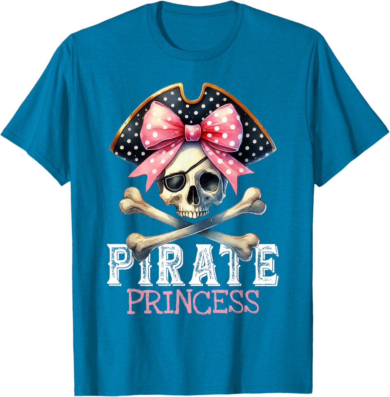 Matching Family Pirate T-Shirt for Kids - Funny Pirate Princess Costume - 1