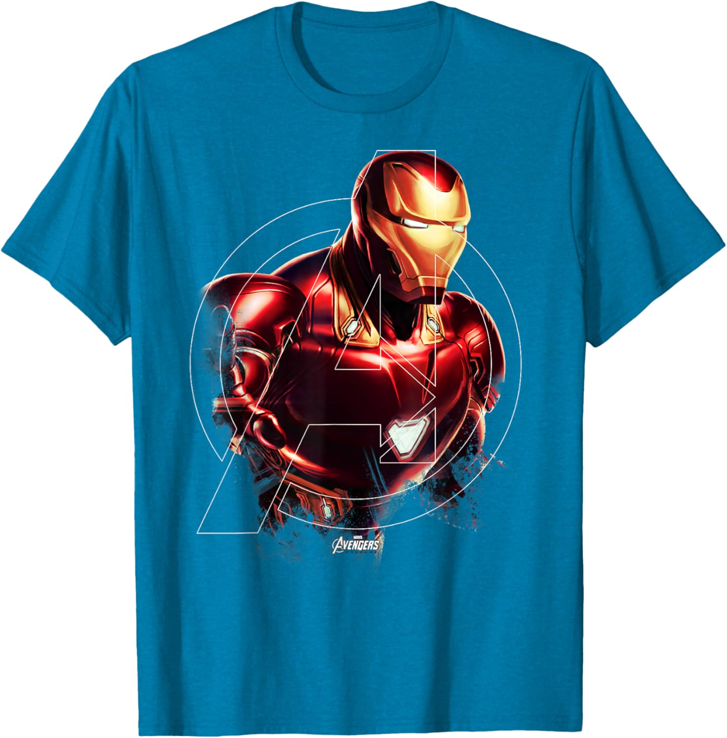 Iron Man Portrait Graphic T-Shirt Marvel Avengers Endgame Apparel - 1