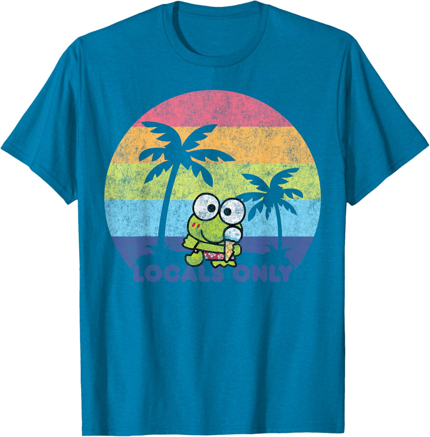 Keroppi Locals Only T-Shirt Fun Graphic Tee for Fashionable Fans - 1