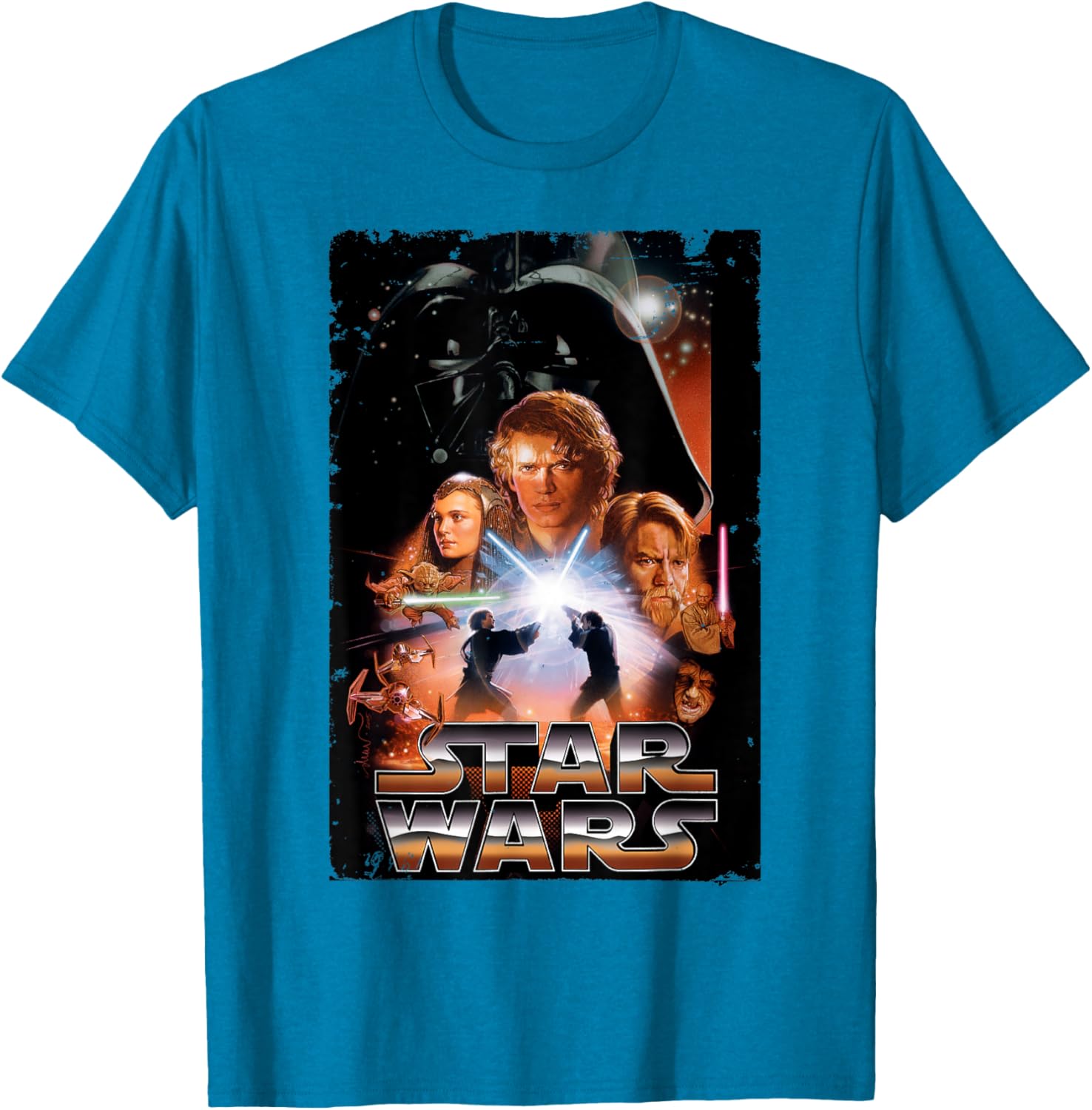 Vintage Star Wars Revenge of the Sith T-Shirt for Disney Fans - 9