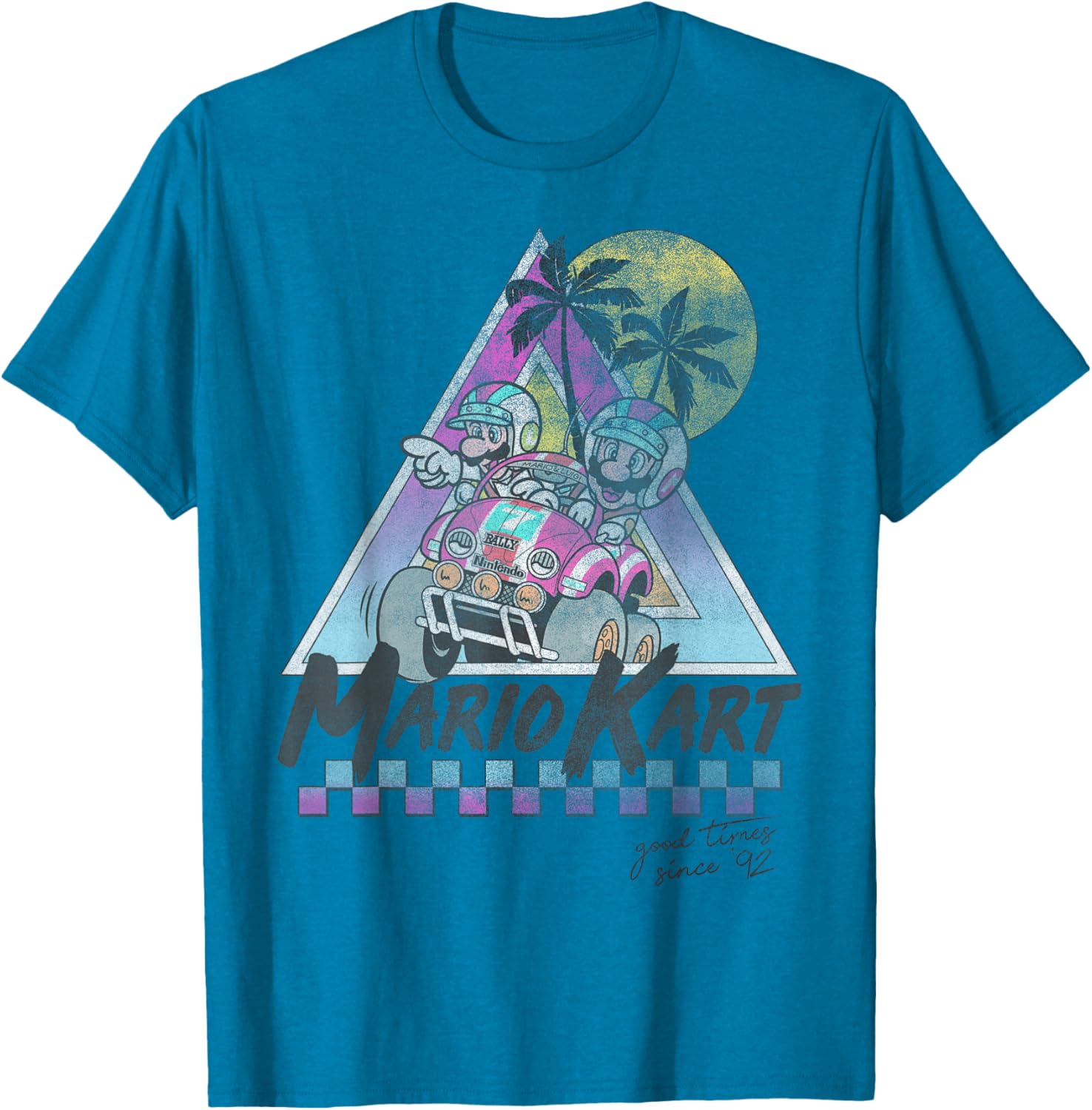 Vintage Mario Kart Mario and Luigi T-Shirt for Gamers Since 92 - 4
