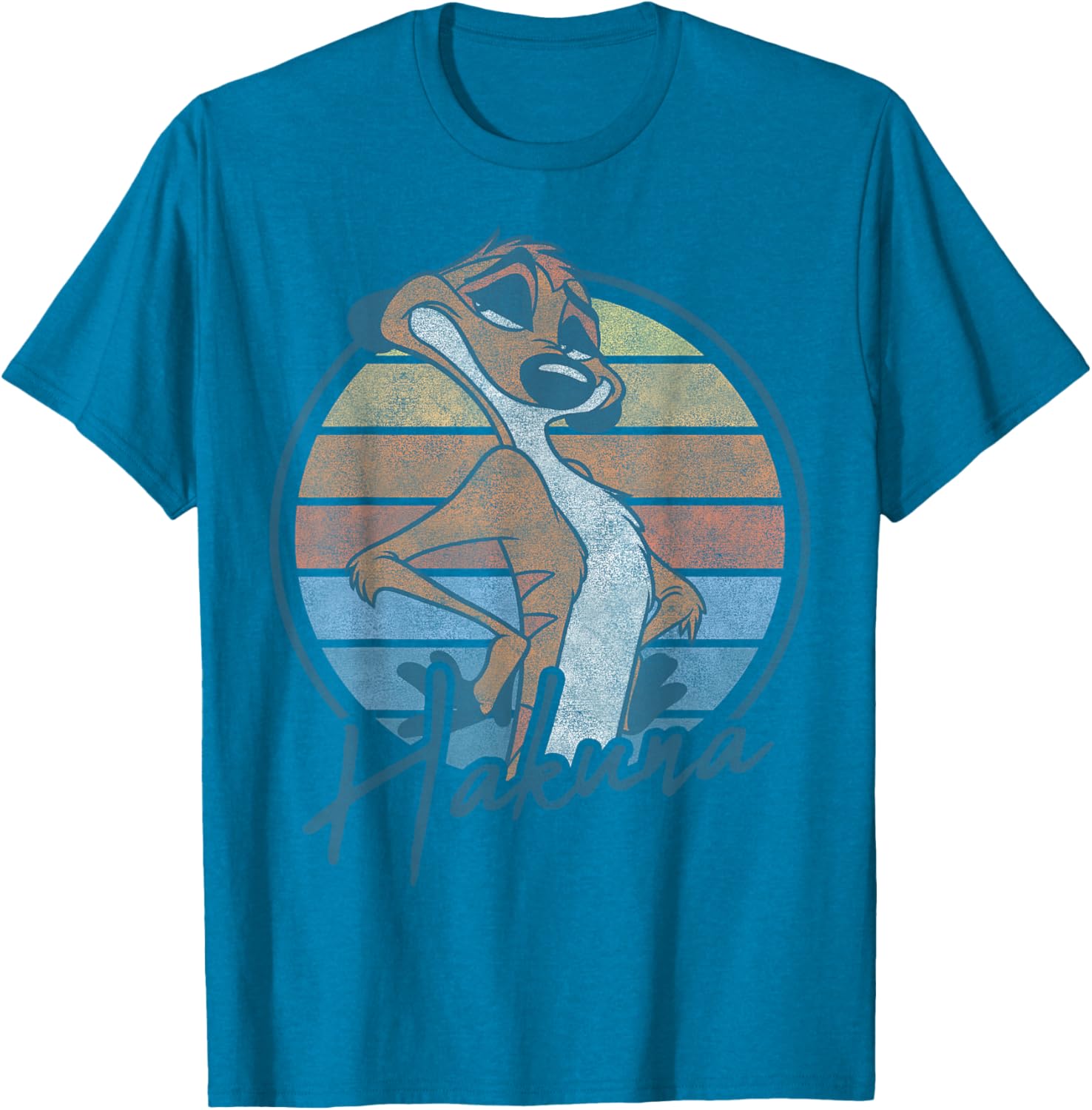 Disney The Lion King Timon Hakuna Matata Retro Portrait T-Shirt - 7