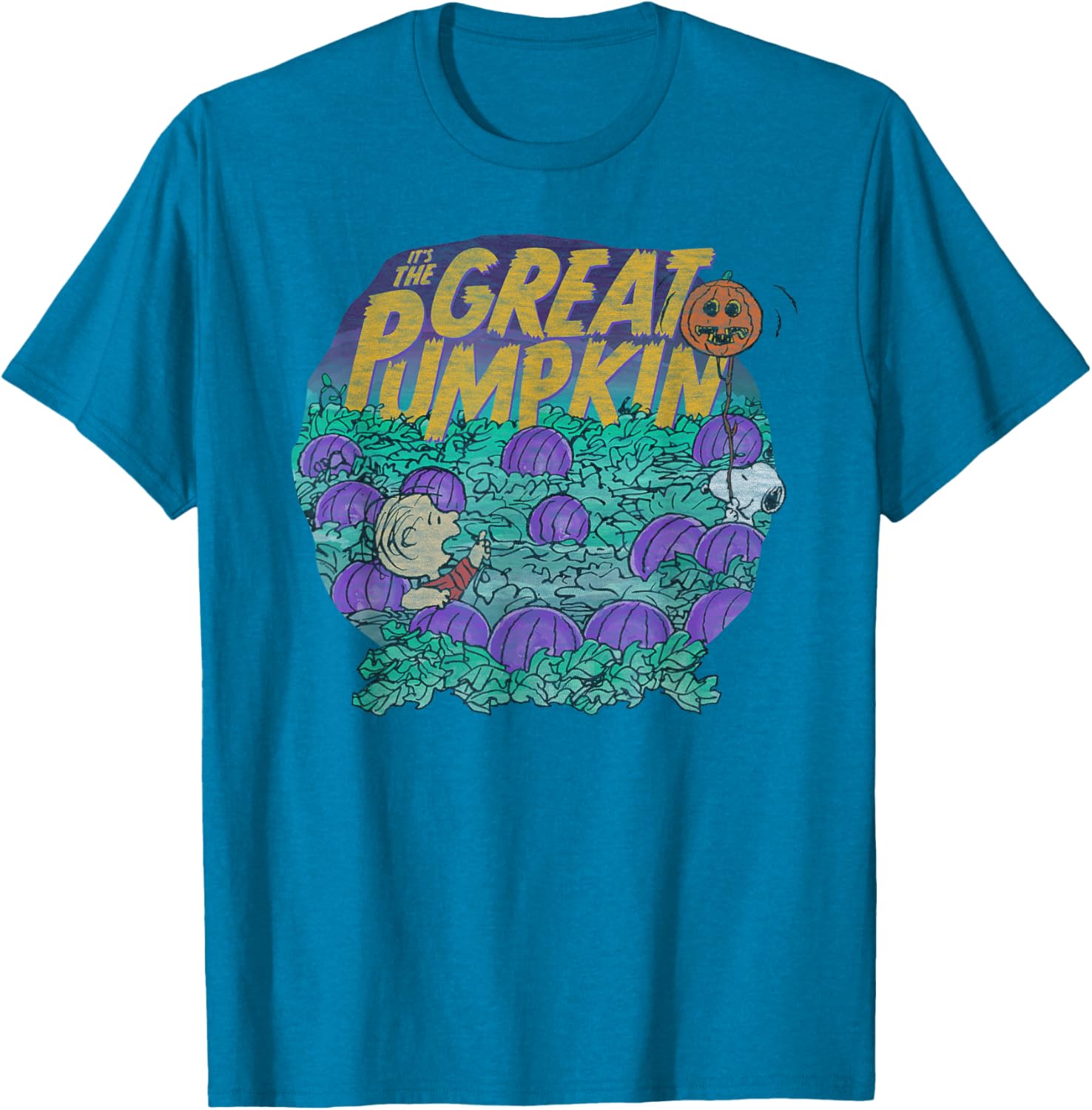 Peanuts Halloween Linus and Snoopy Great Pumpkin T-Shirt for All Ages - 6