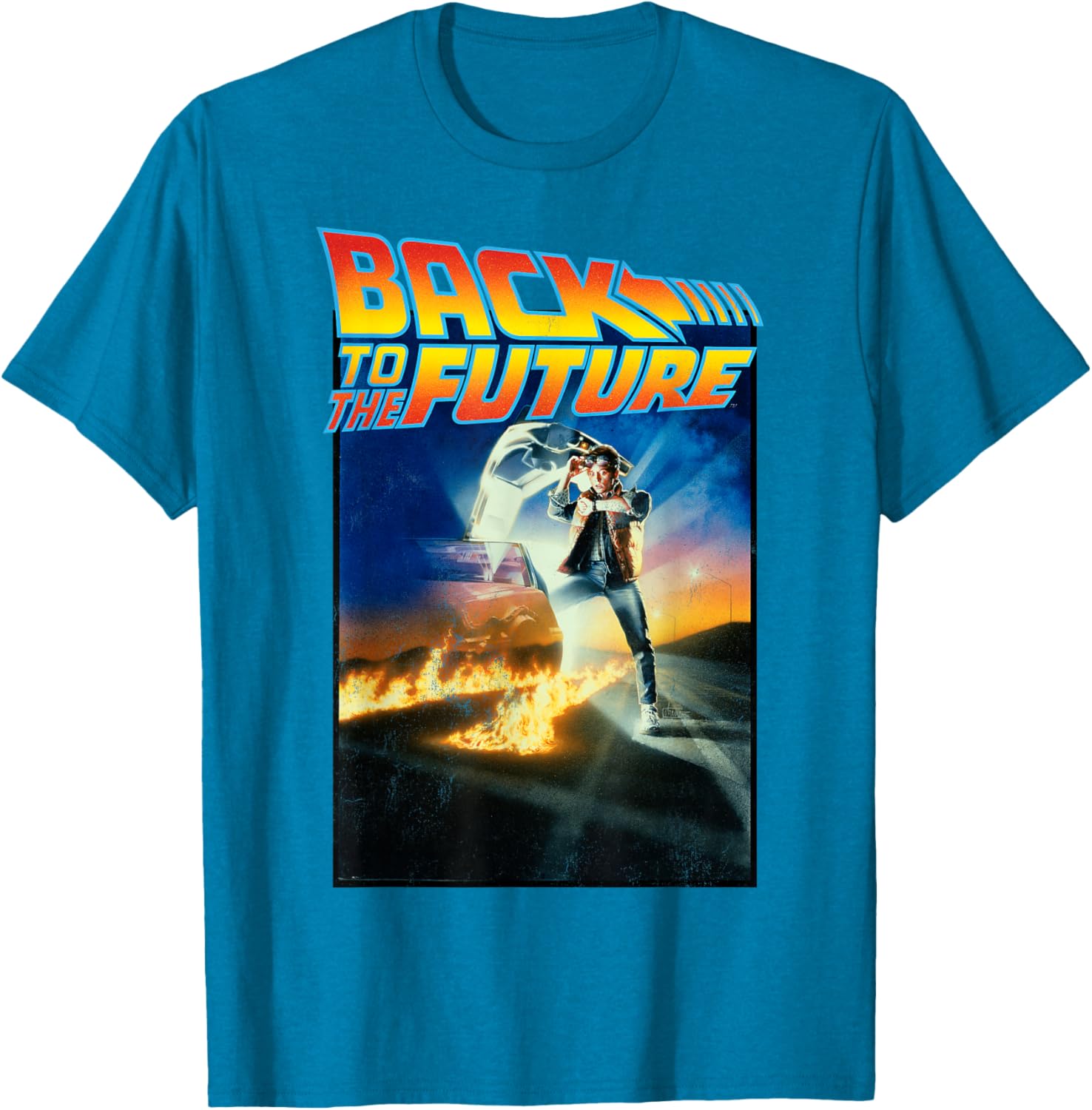 Classic Back To the Future Movie Poster T-Shirt for Fans and Collectors - 11