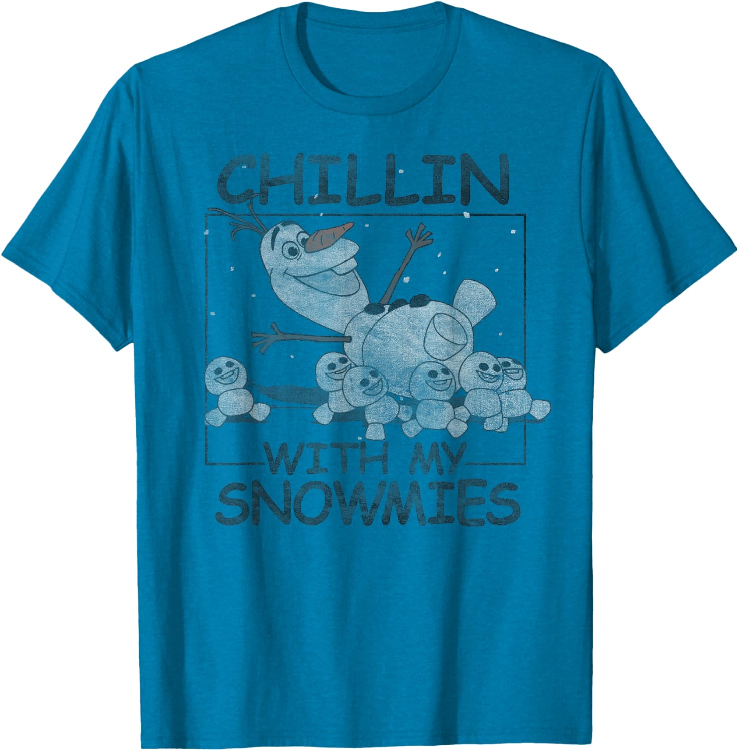 Disney Frozen Olaf Chillin With My Snowmies T-Shirt for Kids and Adults - 6