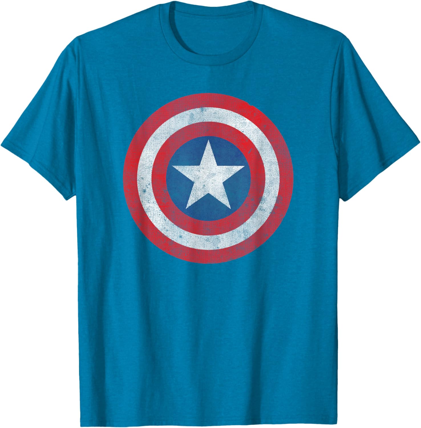 Retro Captain America Shield Costume T-Shirt for Marvel Fans - 4