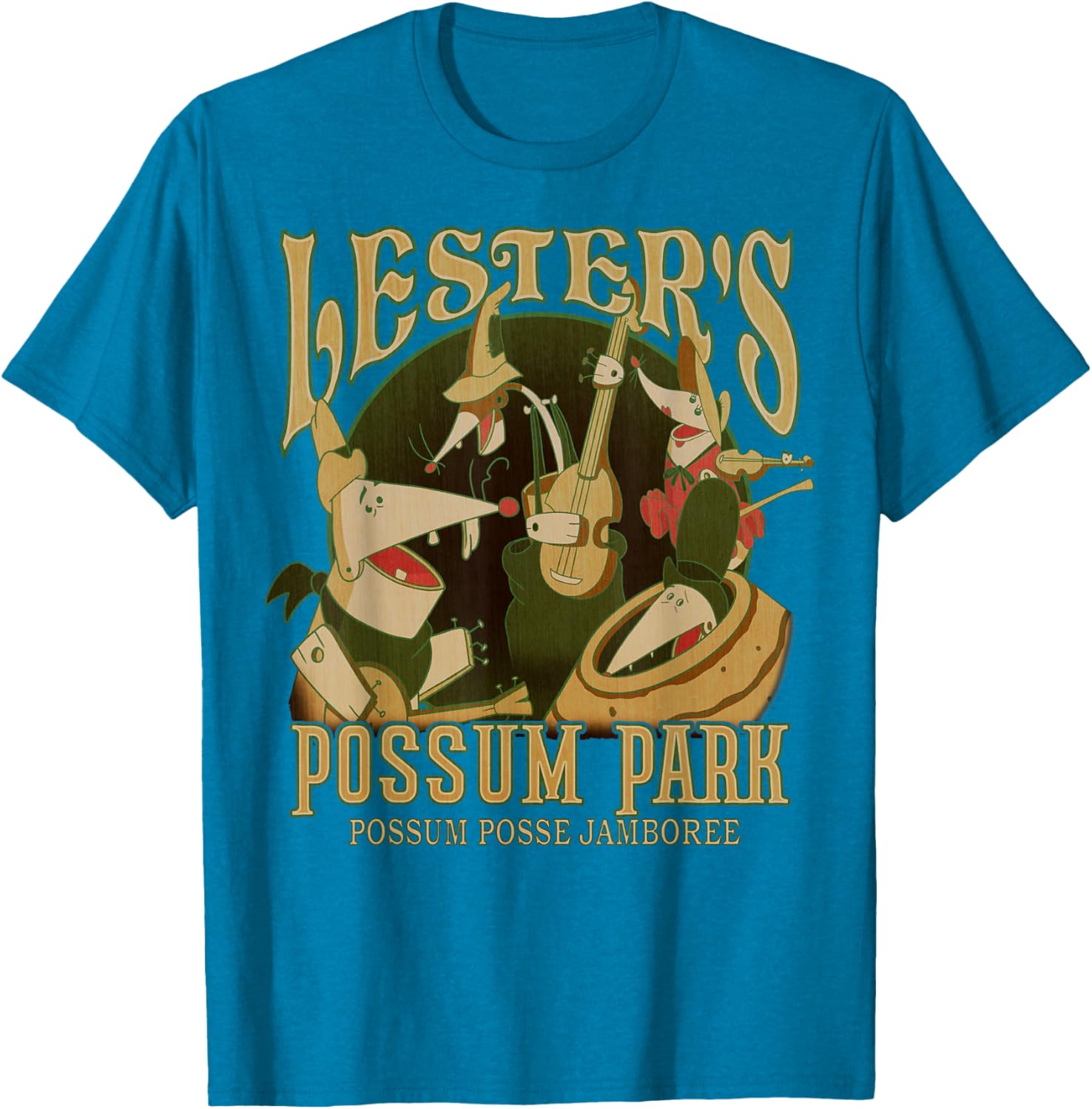 Disney A Goofy Movie Lester's Possum Park Vintage T-Shirt for Fans - 6