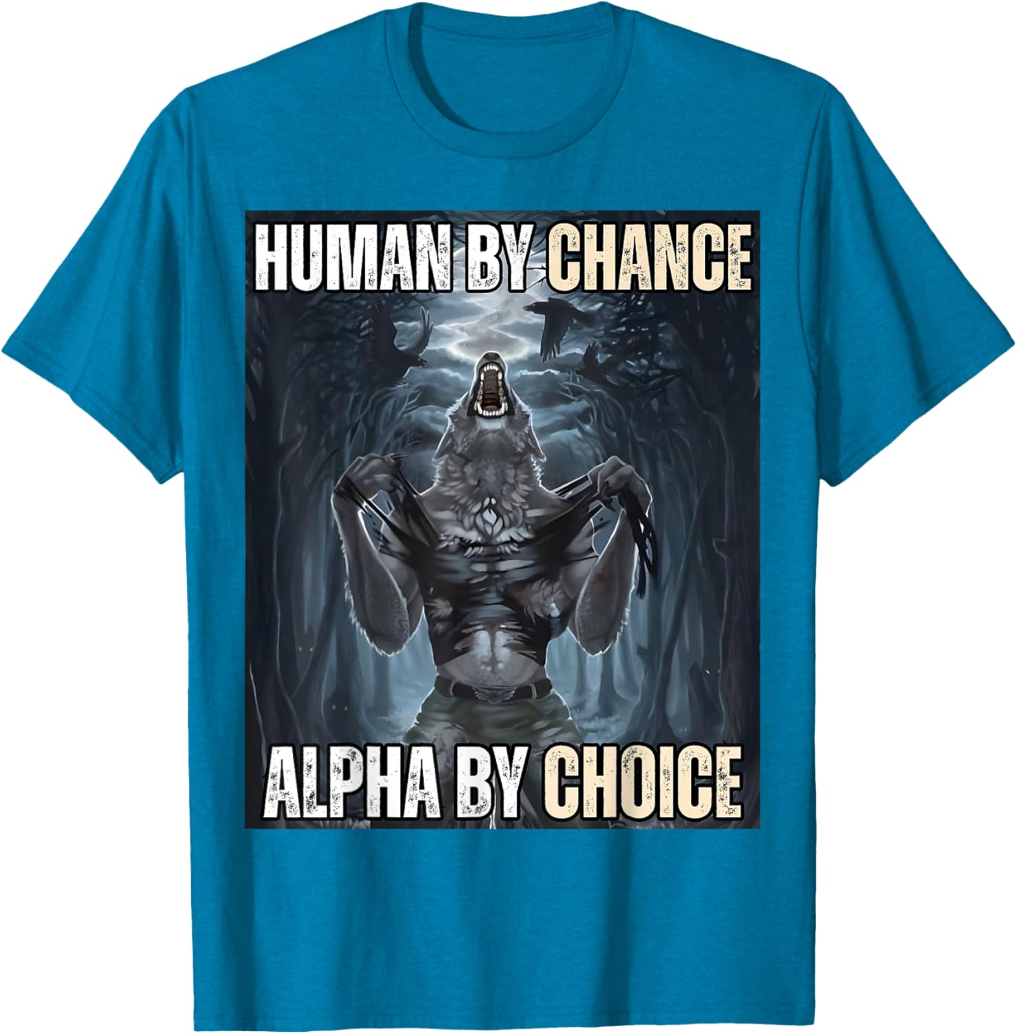 Funny Alpha Wolf Meme T-Shirt for Cool and Unique Style Fans - 12
