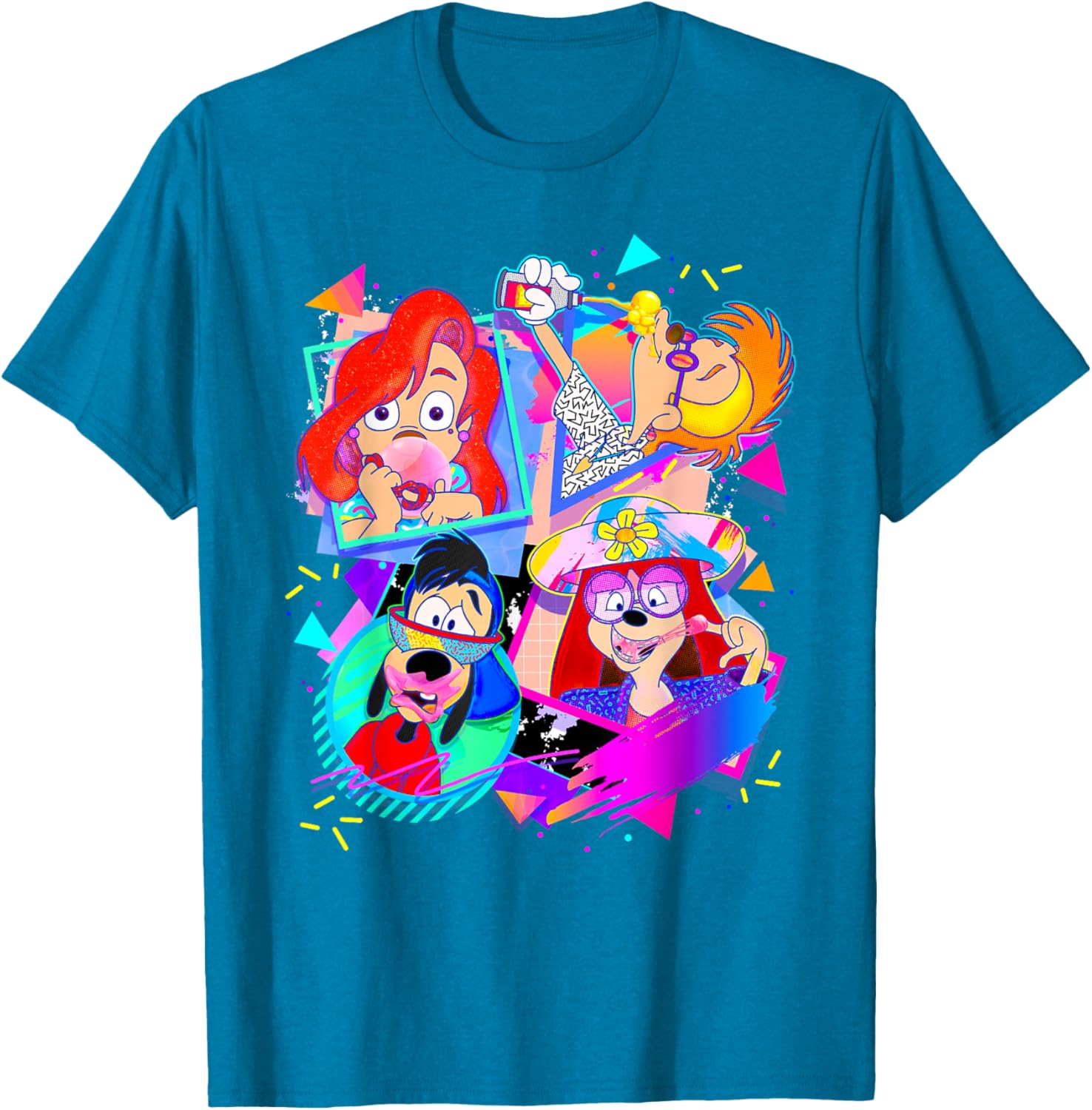 Disney A Goofy Movie Bubble Gum Retro T-Shirt for 90s Fans - 24