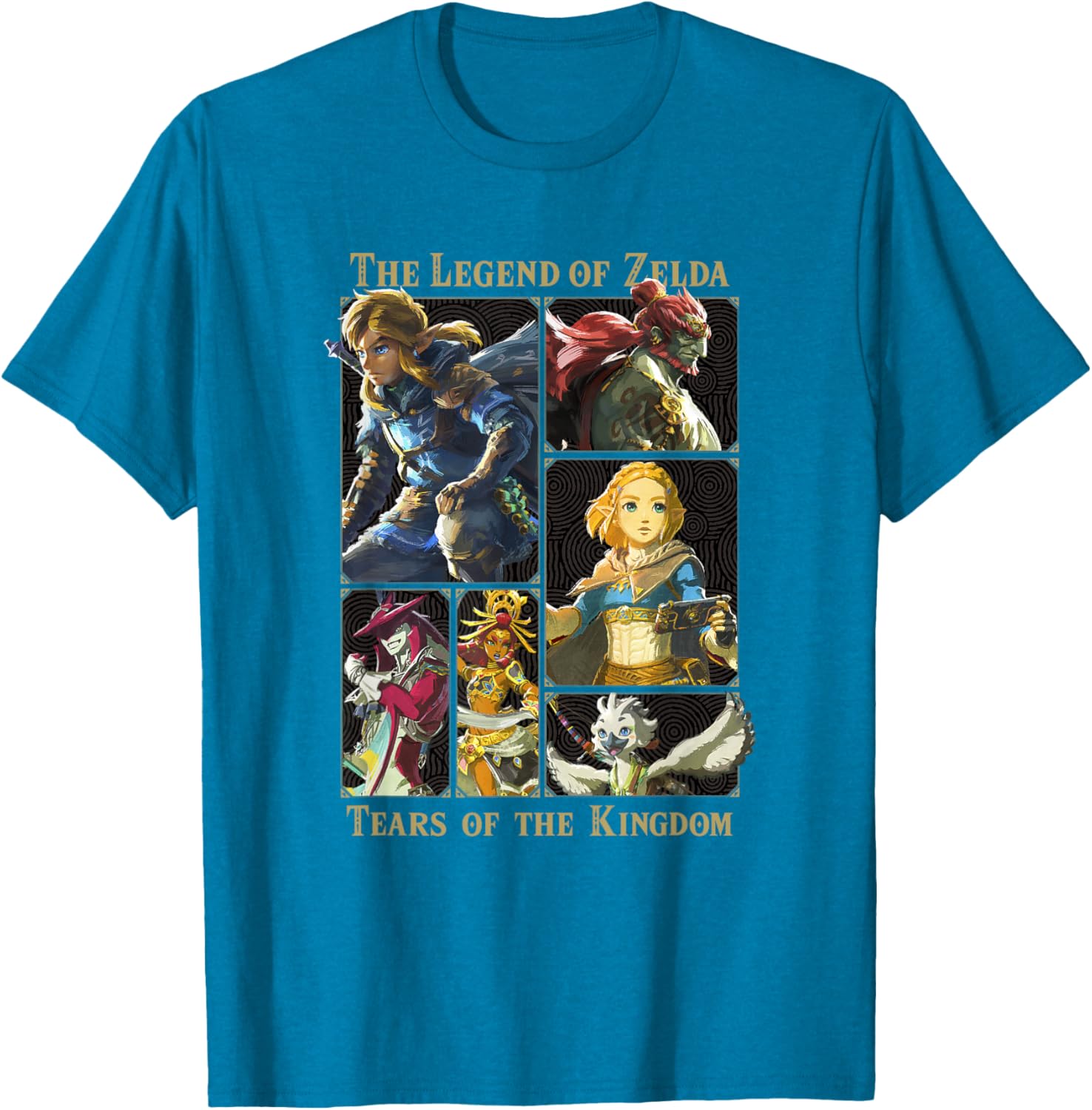 The Legend of Zelda Tears of the Kingdom Character Box Up T-Shirt - 15