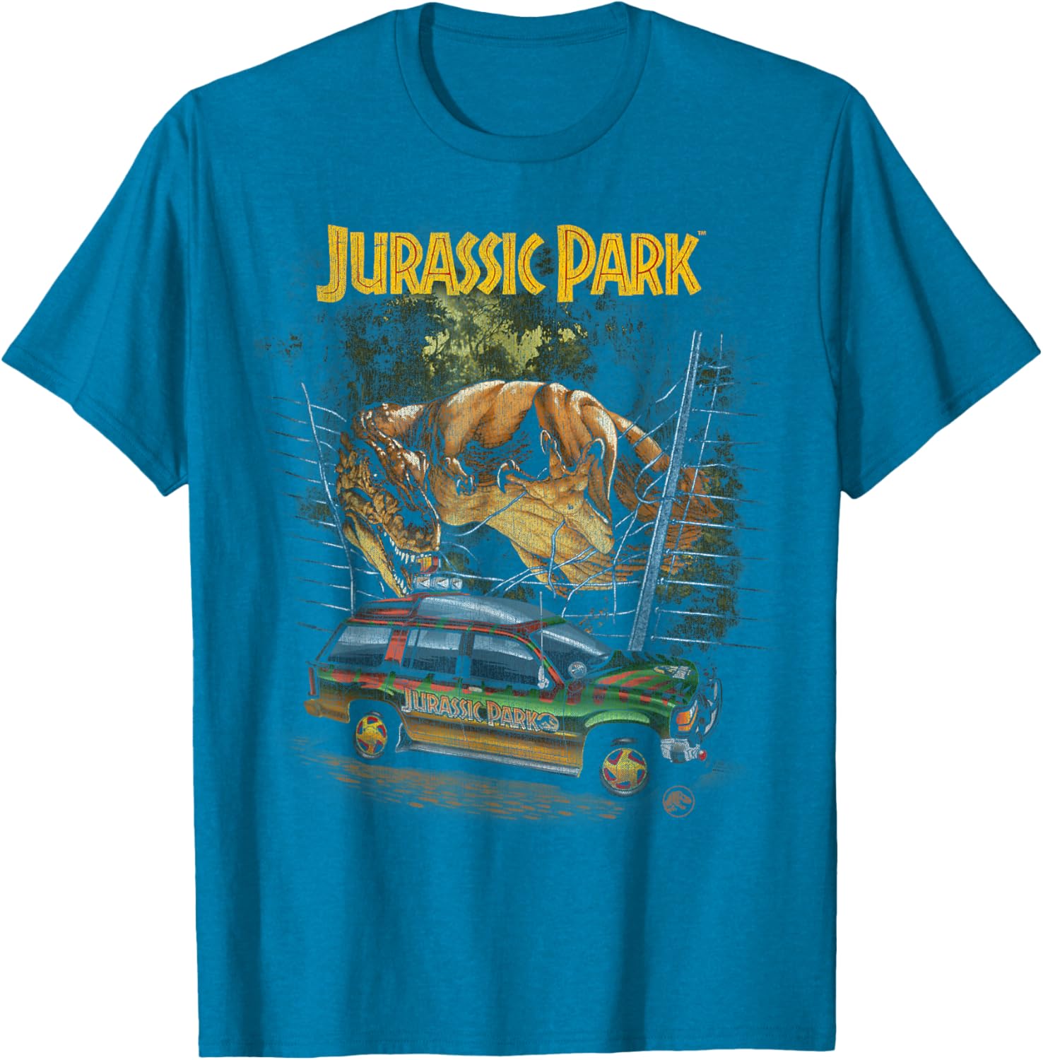 Jurassic Park Vintage T-Rex Break Out Tee for Dinosaur Lovers - 8