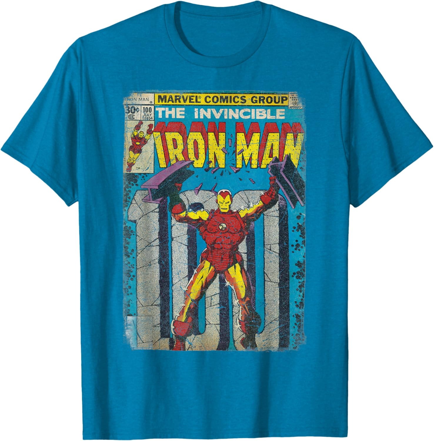Iron Man Classic Retro Comic Vintage Cover Graphic T-Shirt for Fans - 5