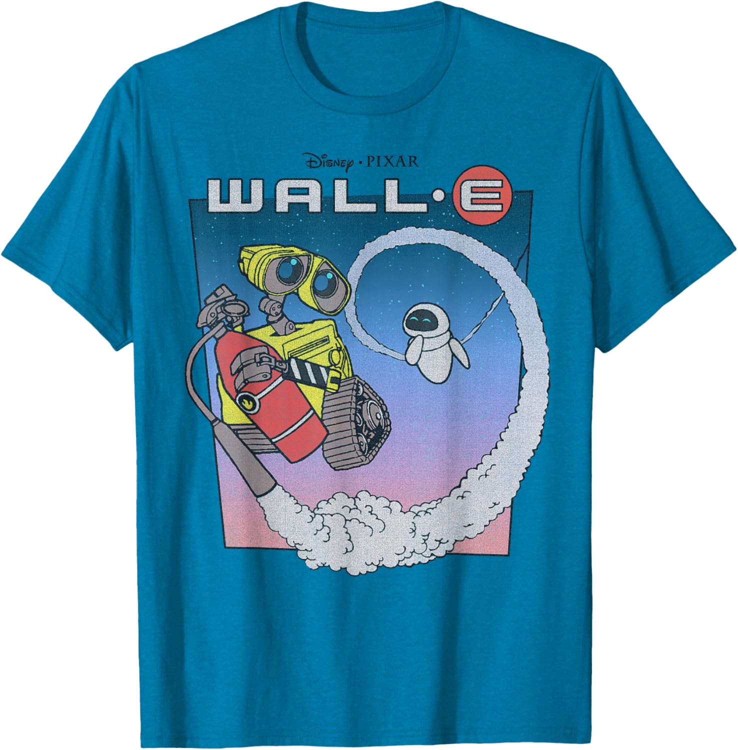 Disney Pixar Wall-E Eve Retro Distressed T-Shirt for Fans and Collectors - 3